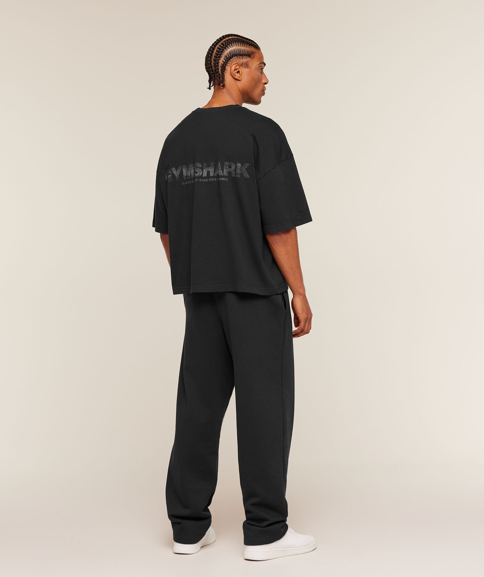 Gymshark Accent Boxy T-Shirt 'Black'