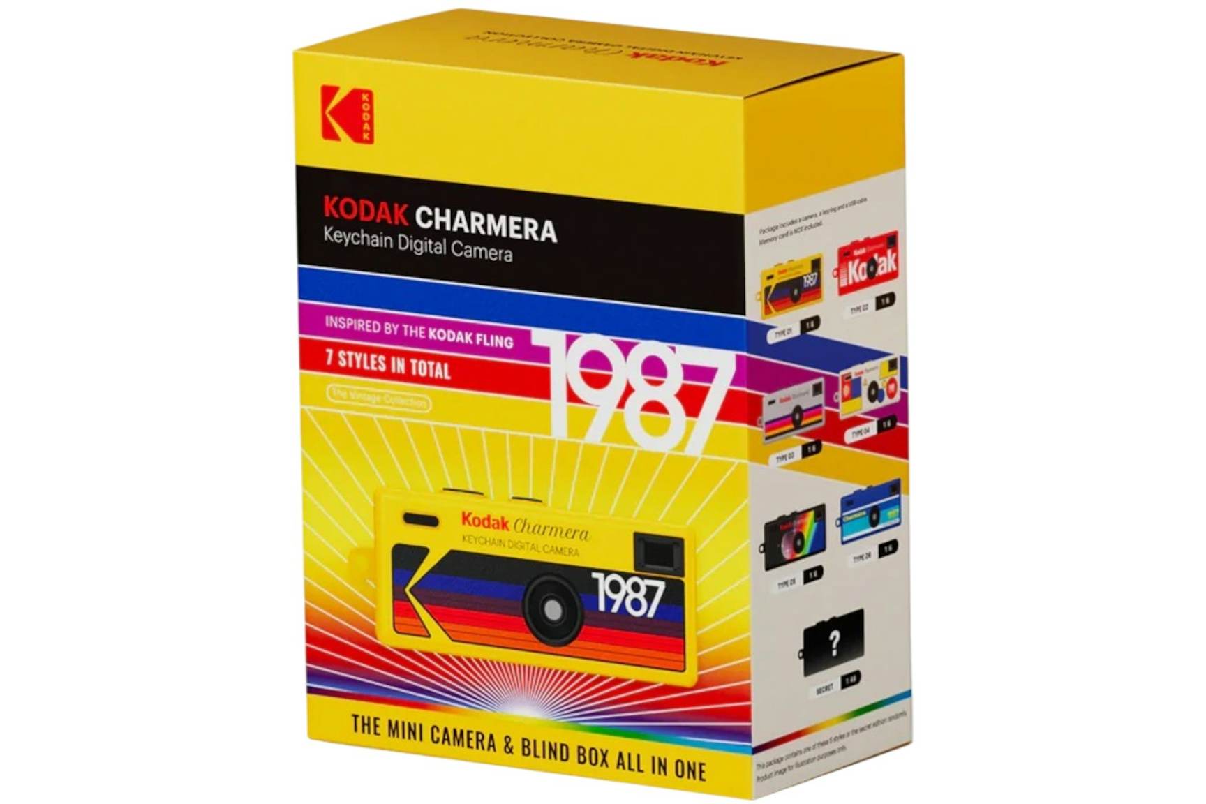 Kodak CHARMERA Digital Camera Keychain Single Blind Box