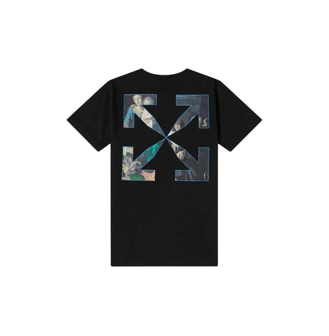 Off-White Carvang Painting Oversized Black Tee