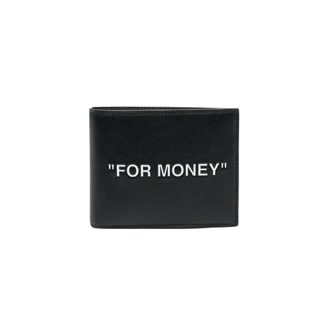 Off-White Quote "FOR MONEY" Bifold Wallet