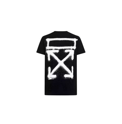 Off-White Spray Marker Slim Fit Black Tee