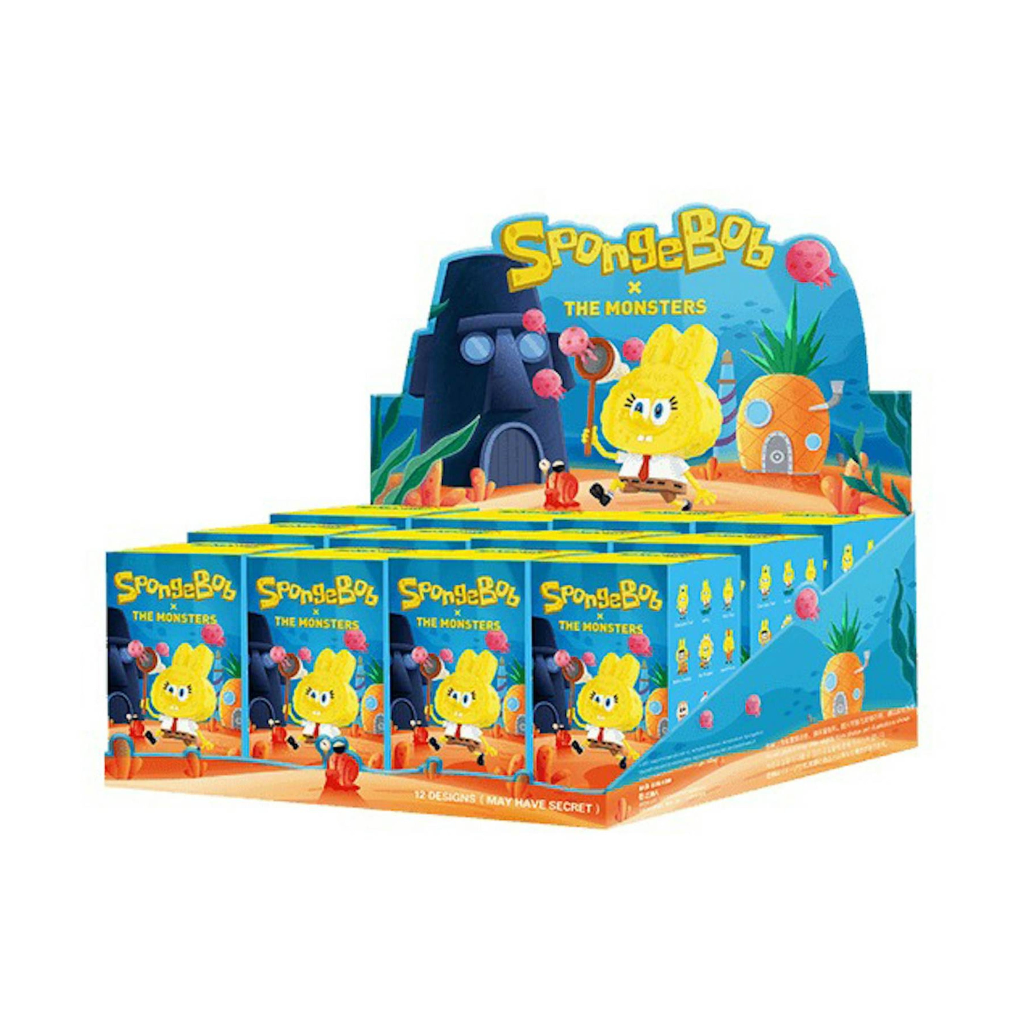 Pop Mart Labubu The Monsters Spongebob Series Sealed Case (12 Blind Box)