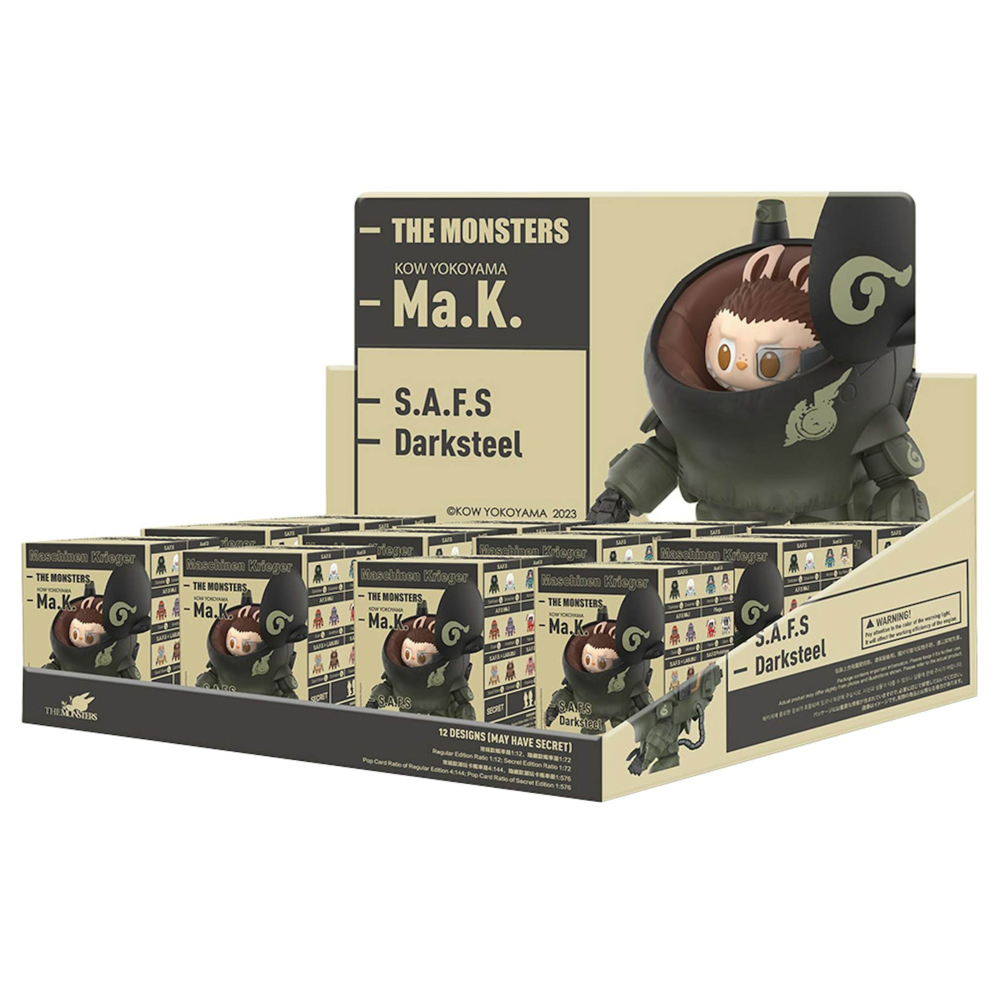 Pop Mart Labubu The Monsters x Kow Yokoyama MA.K.Series Sealed Case (12 Blind Box)
