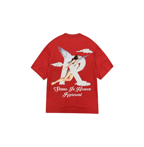 Represent Storms In Heaven T-shirt 'Burnt Red'