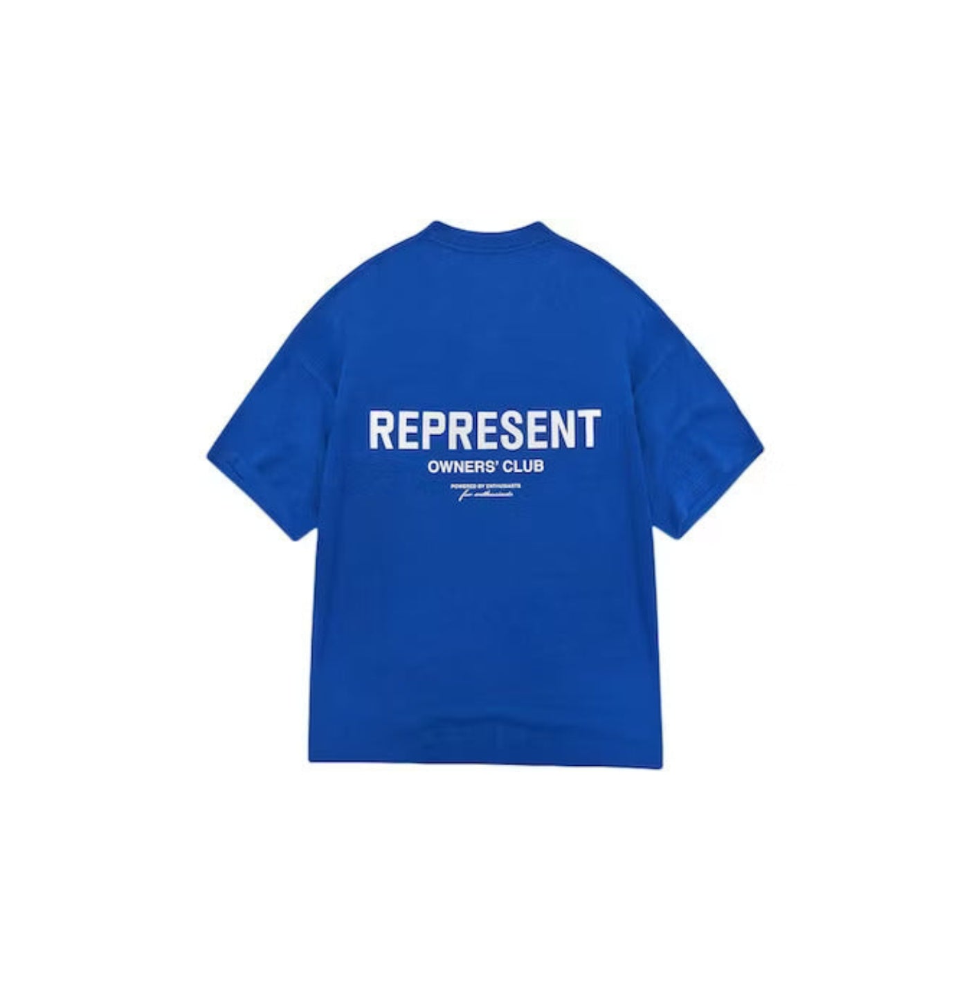 Represent Owners Club T-Shirt - Cobalt Blue/White
