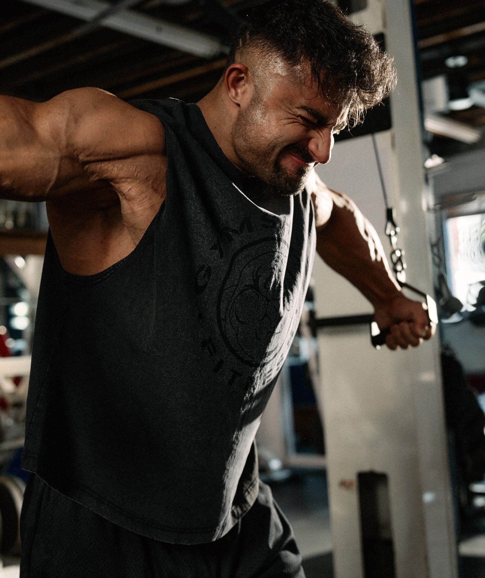 Gymshark Vintage Legacy Tank 'Black'