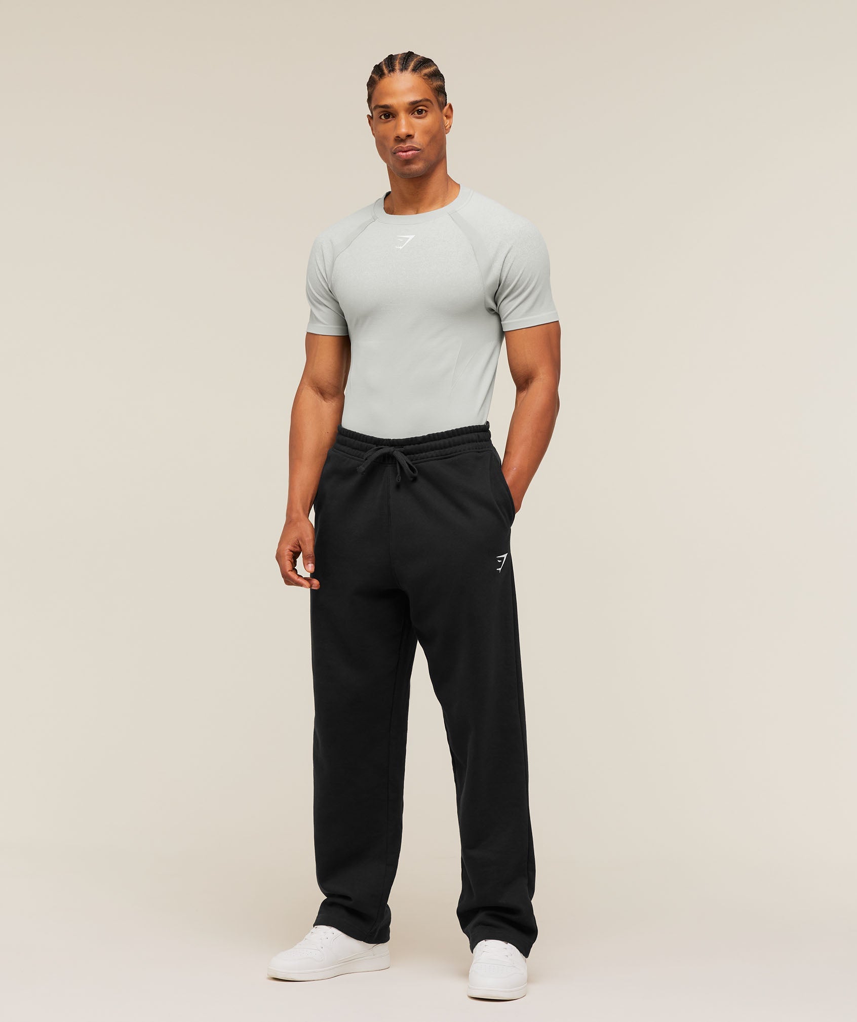 Gymshark Shadow Seamless T Shirt 'Light Grey'