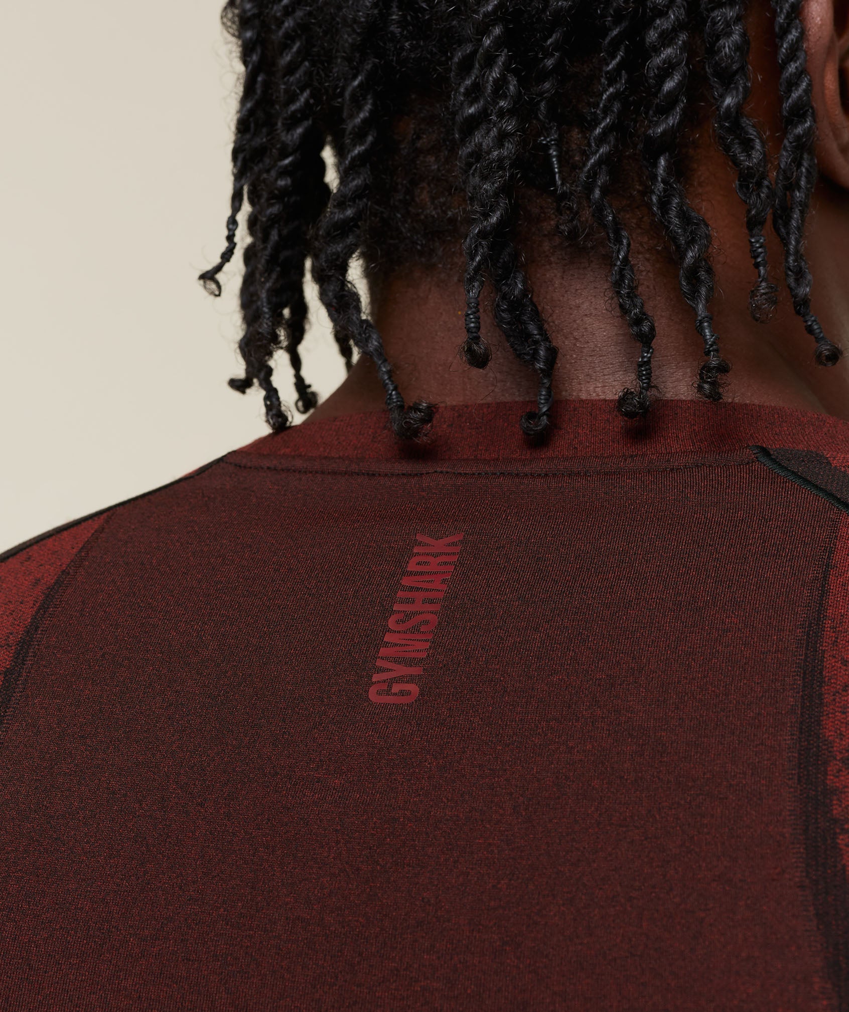 Gymshark Shadow Seamless T Shirt 'Sets Red'