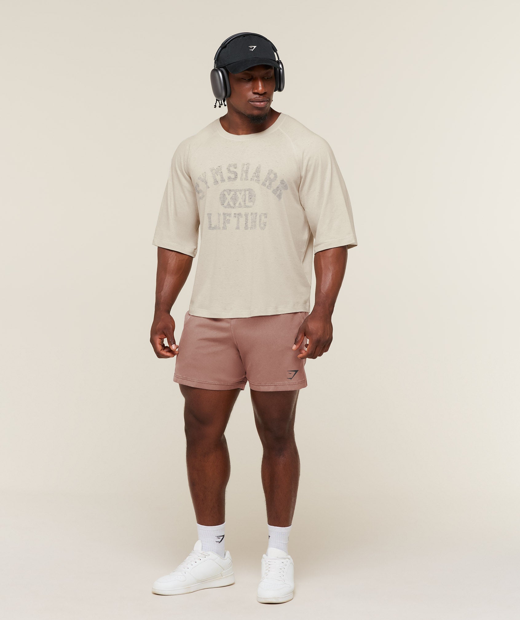Gymshark Summer Pump T-Shirt 'Pebble Grey'