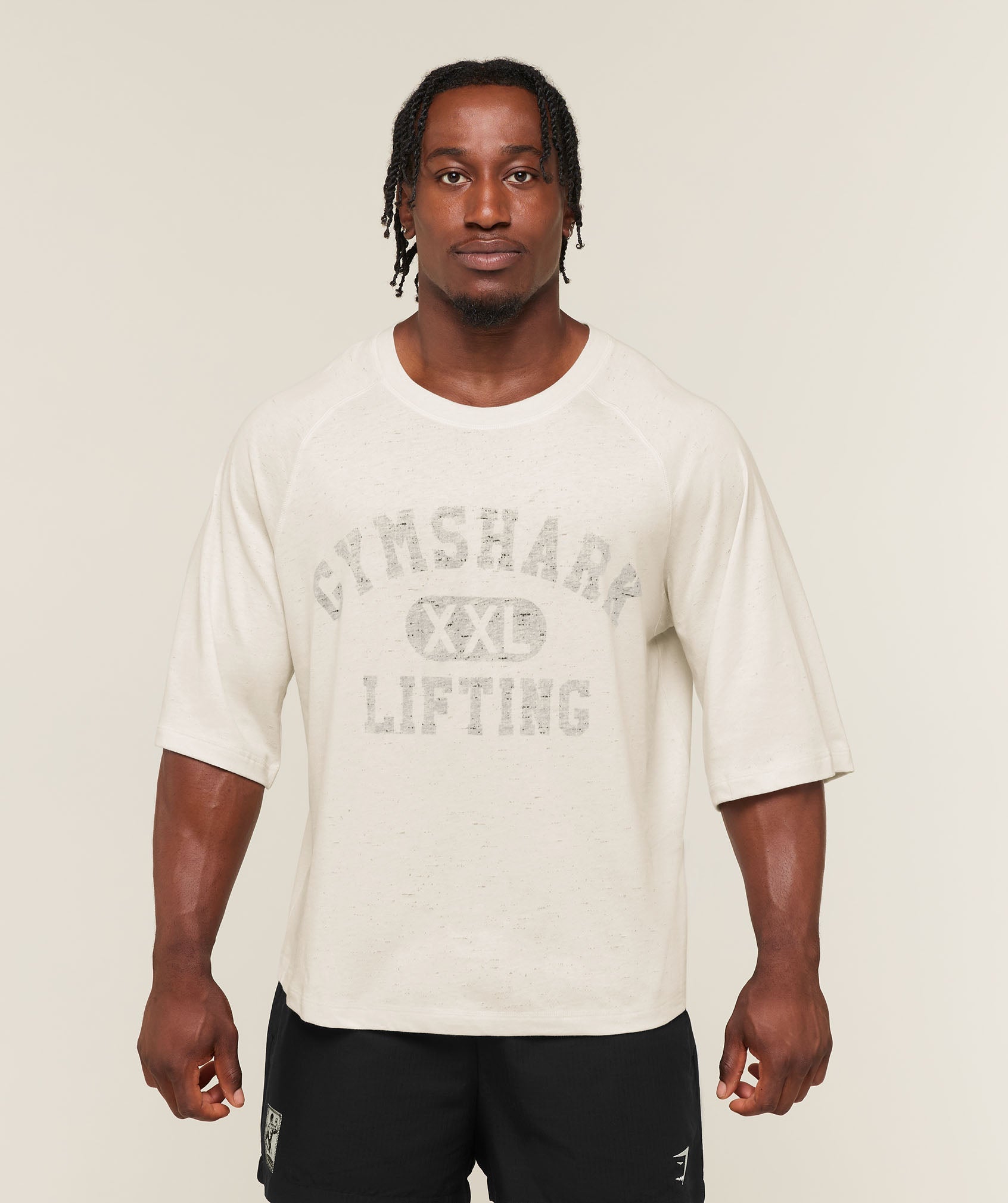 Gymshark Summer Pump T-Shirt 'Tinted White'