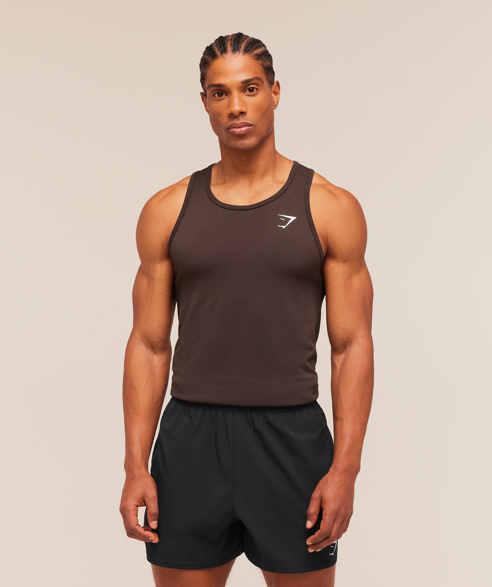 Gymshark Vital Tank 'Walnut Brown Espresso Brown'
