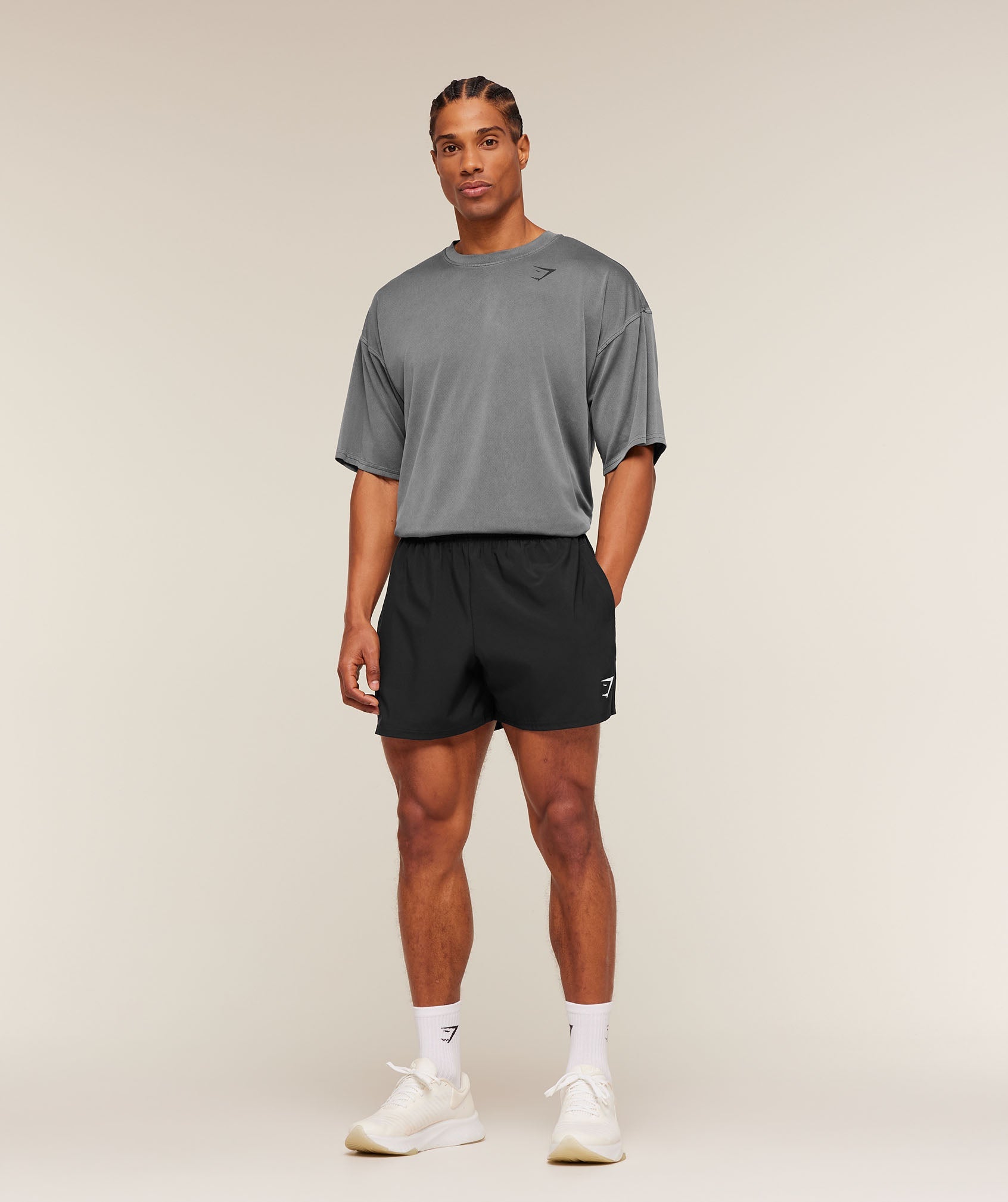 Gymshark Washed Pastels T-Shirt 'Black Wash'