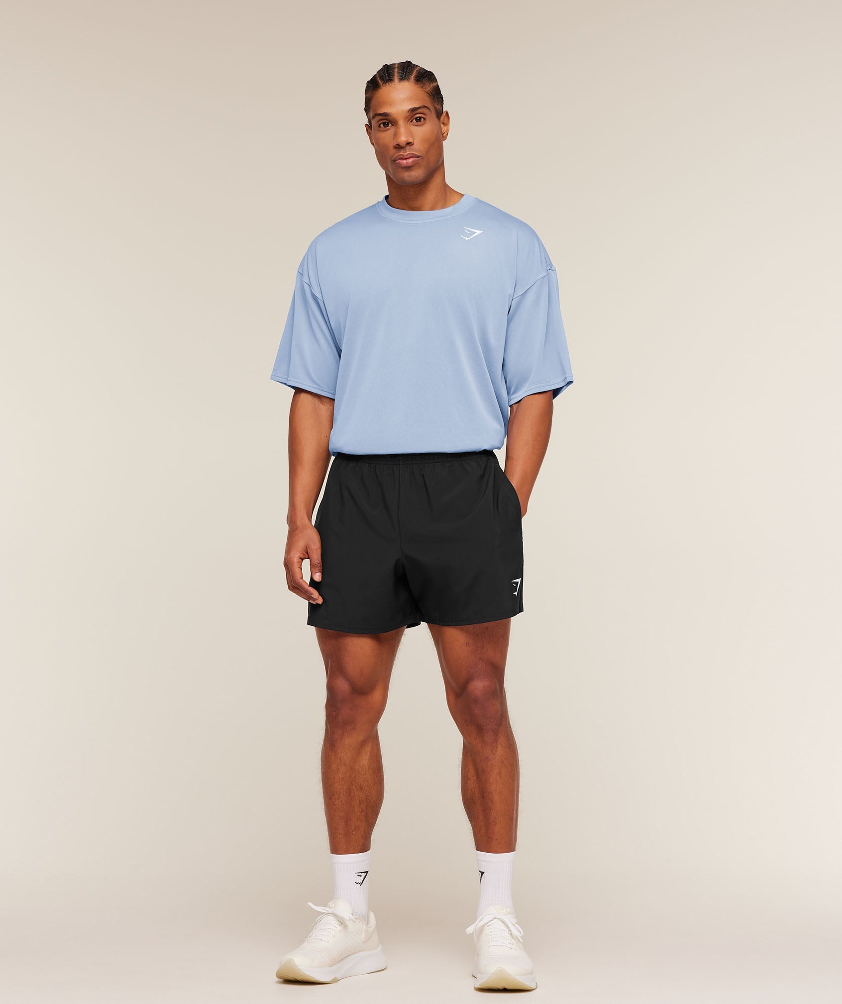 Gymshark Washed Pastels T-Shirt 'Steady Purple Wash'