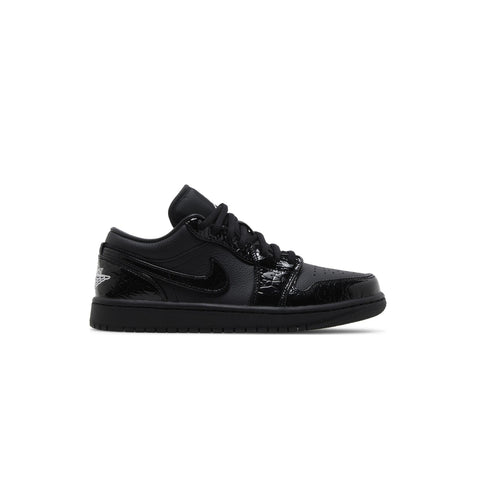 Wmns Air Jordan 1 Low SE 'Black Croc'