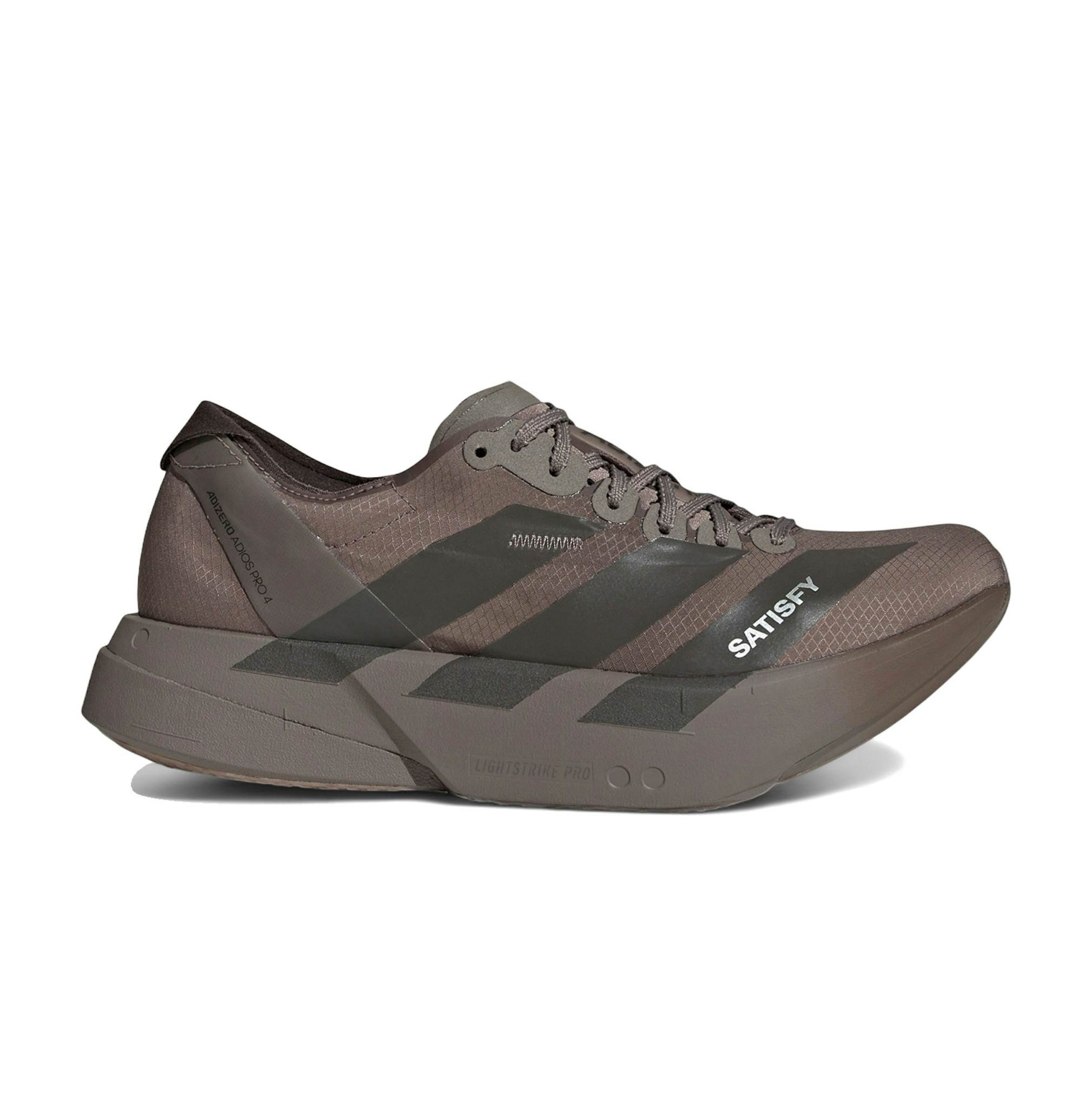 Adidas Adizero Adios Pro 4 x Satisfy 'Brown Aurora Coffee'