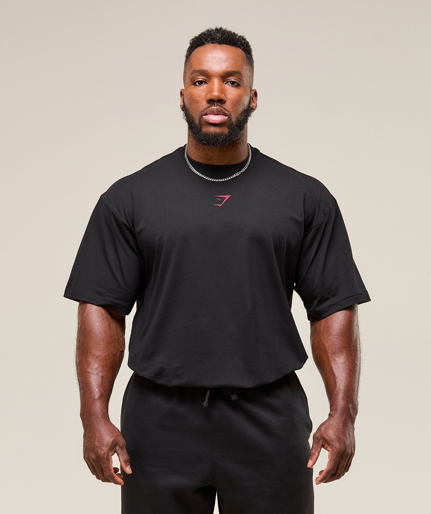Gymshark Power T-Shirt 'Black Conditioning Red'