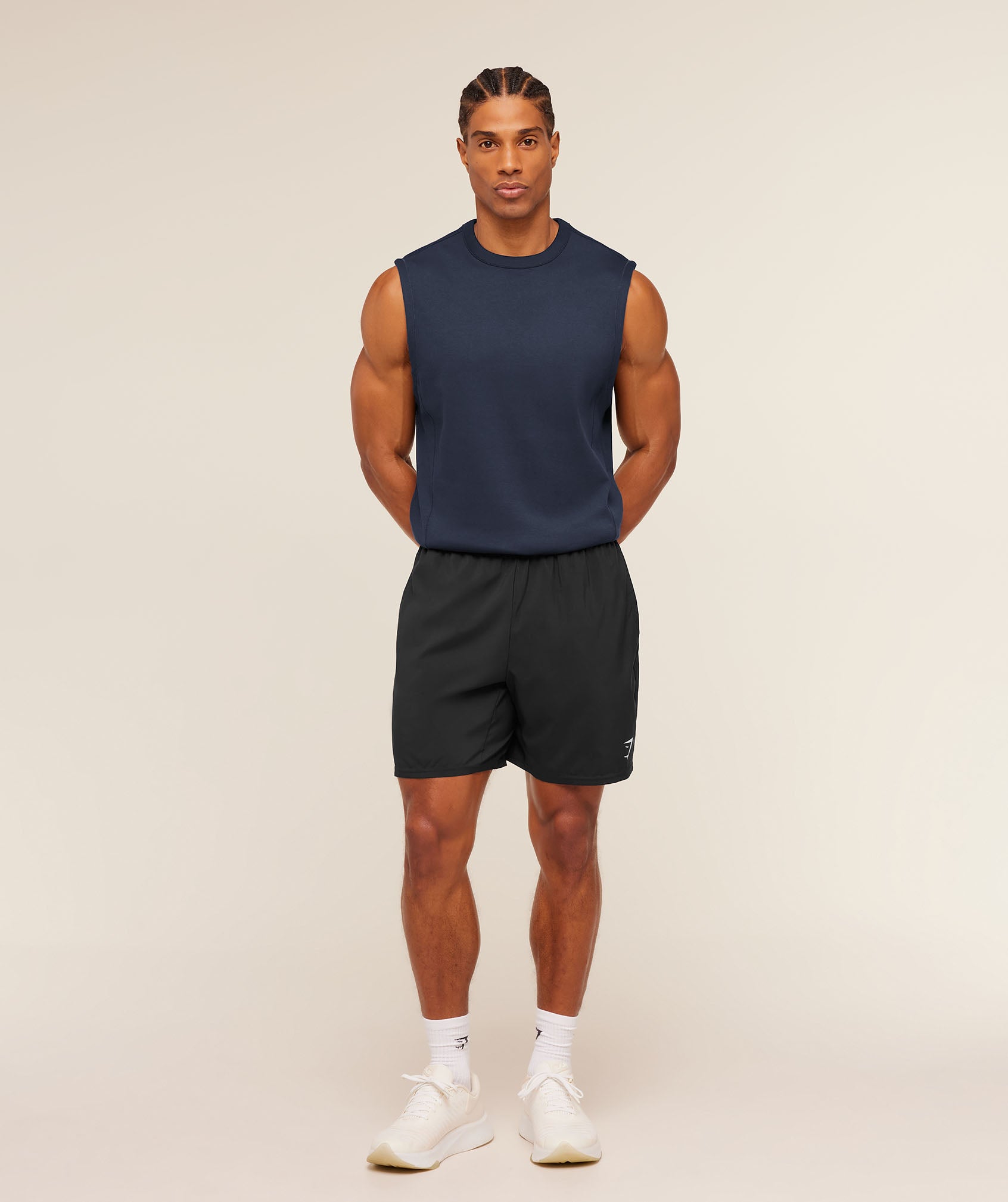 Gymshark Off Duty Tank 'Heavy Blue'