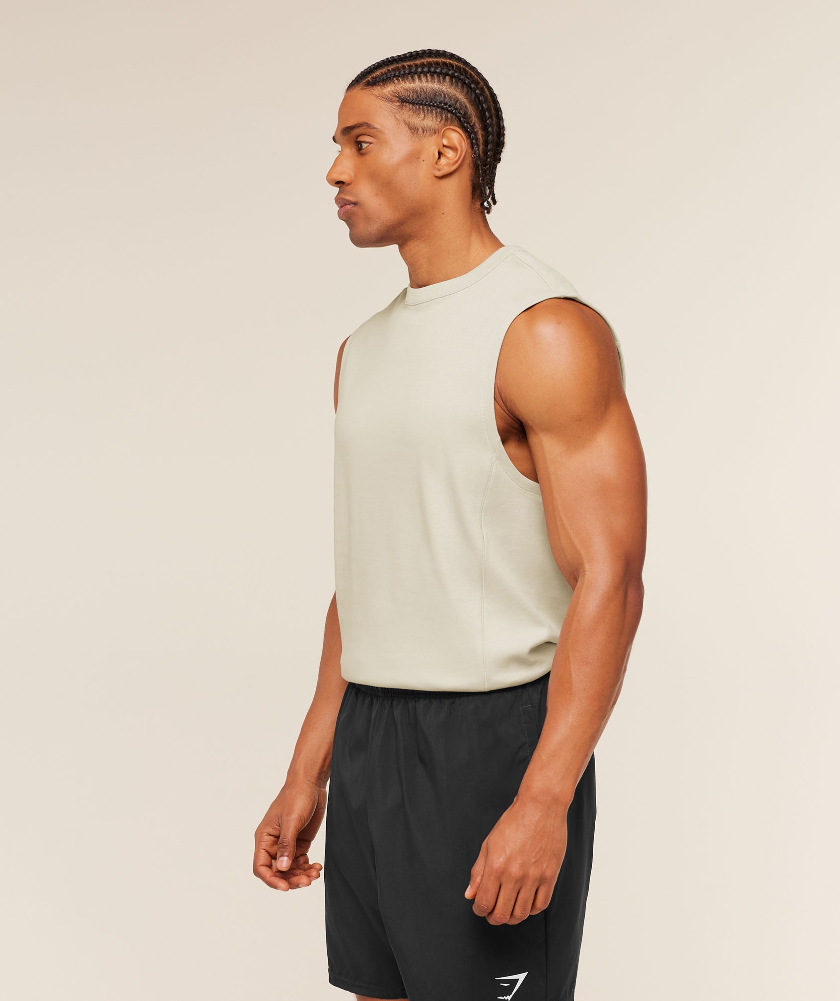 Gymshark Off Duty Tank 'Pebble Grey'