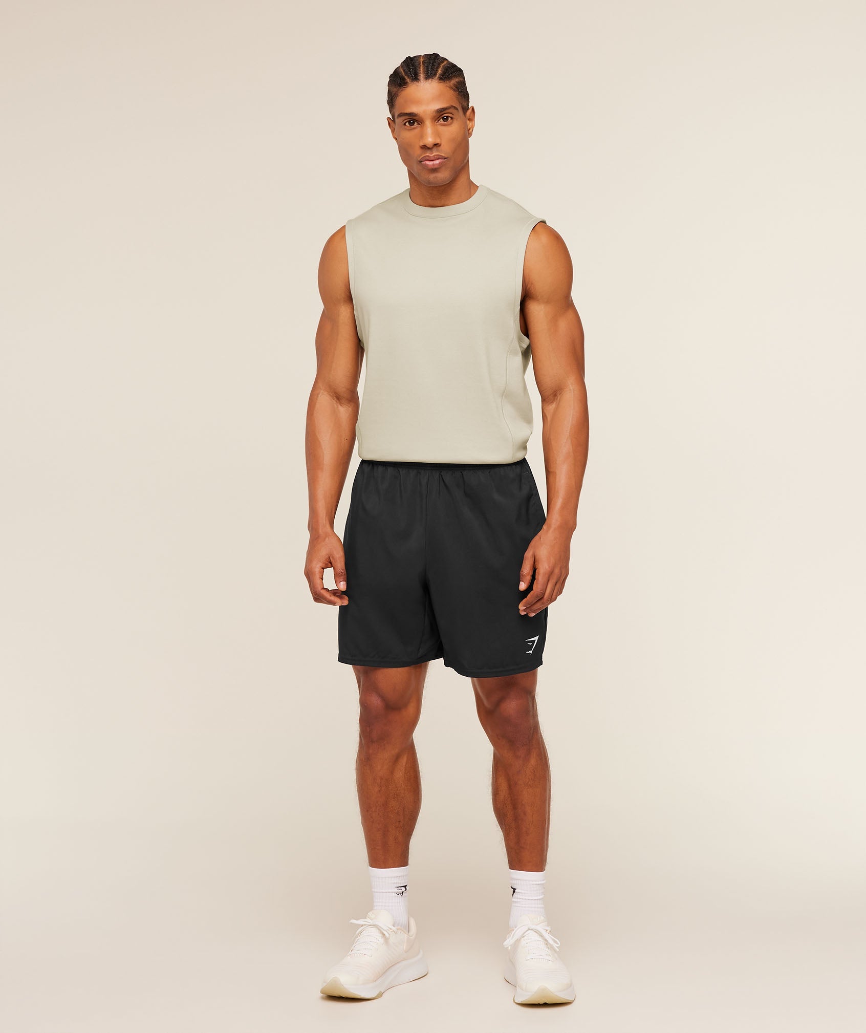 Gymshark Off Duty Tank 'Pebble Grey'