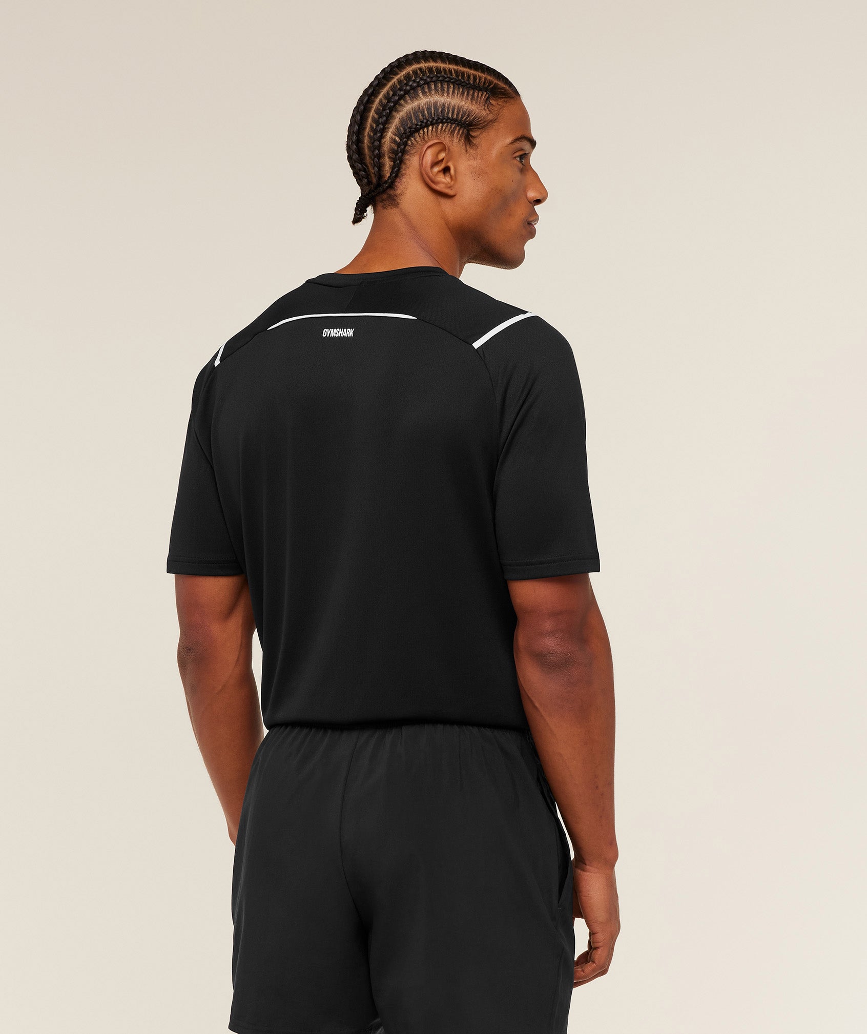 Gymshark Arrival Contrast T-Shirt 'Black'
