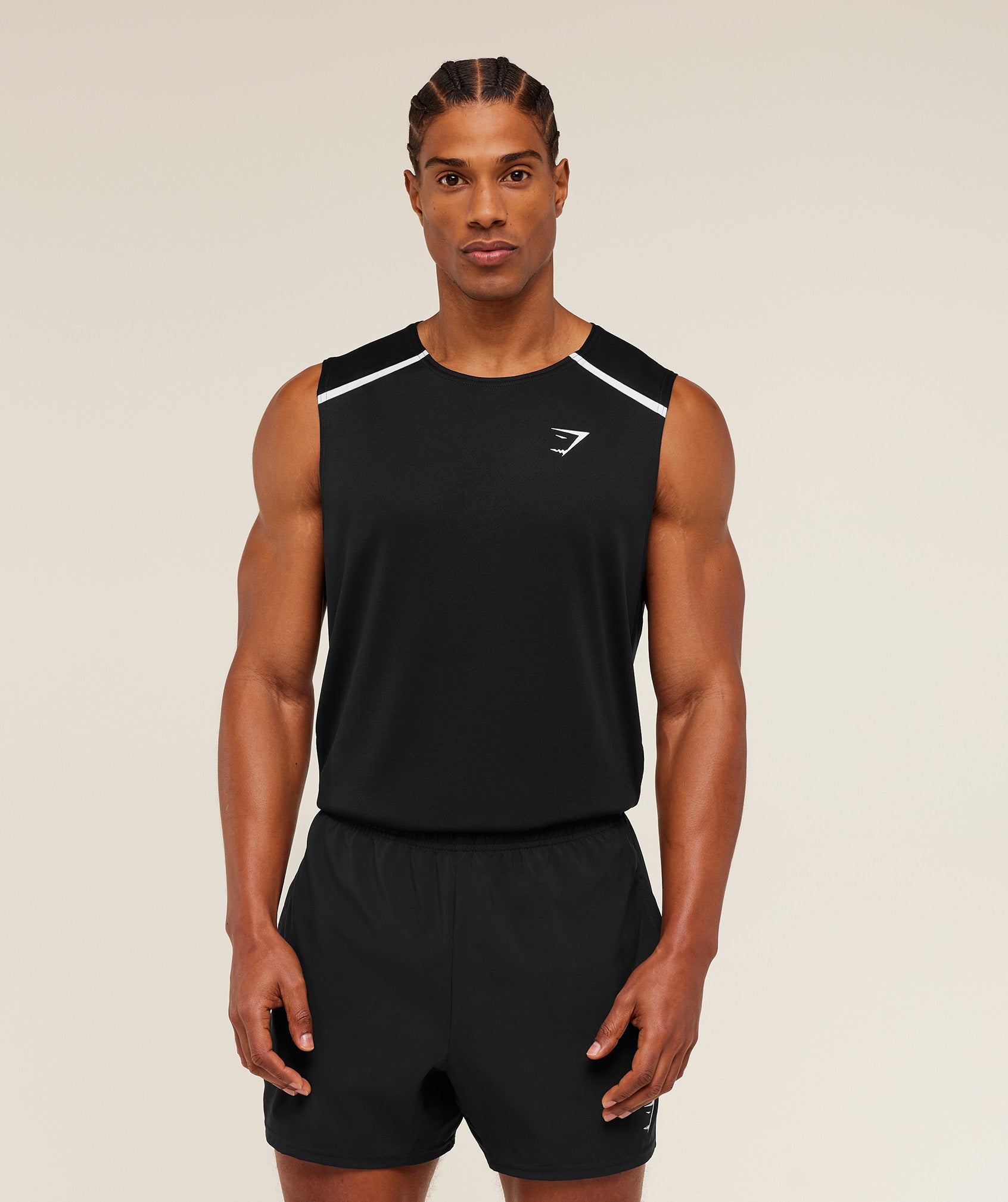 Gymshark Arrival Contrast Tank 'Black'
