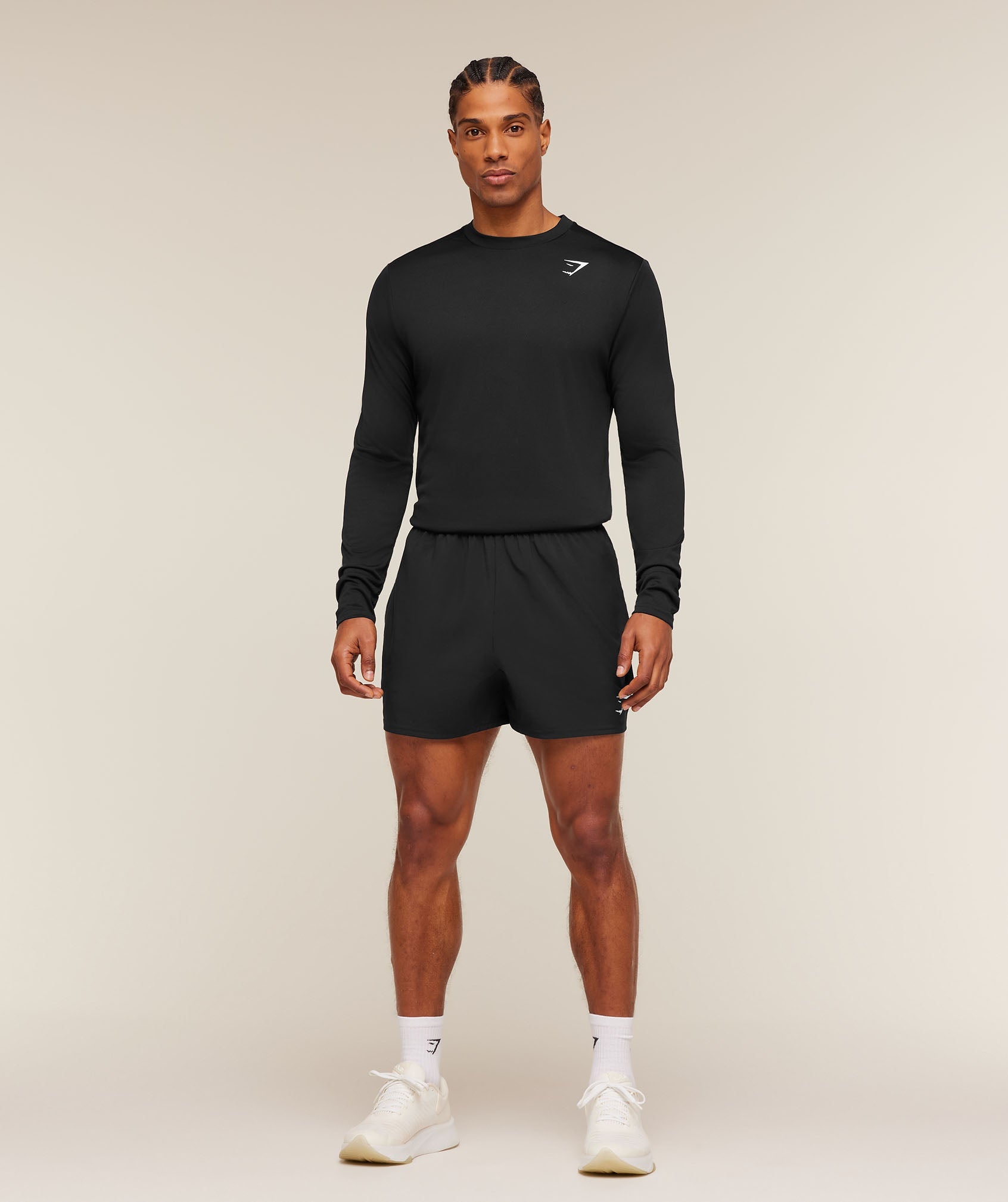 Gymshark Arrival Long Sleeve T-Shirt 'Black'