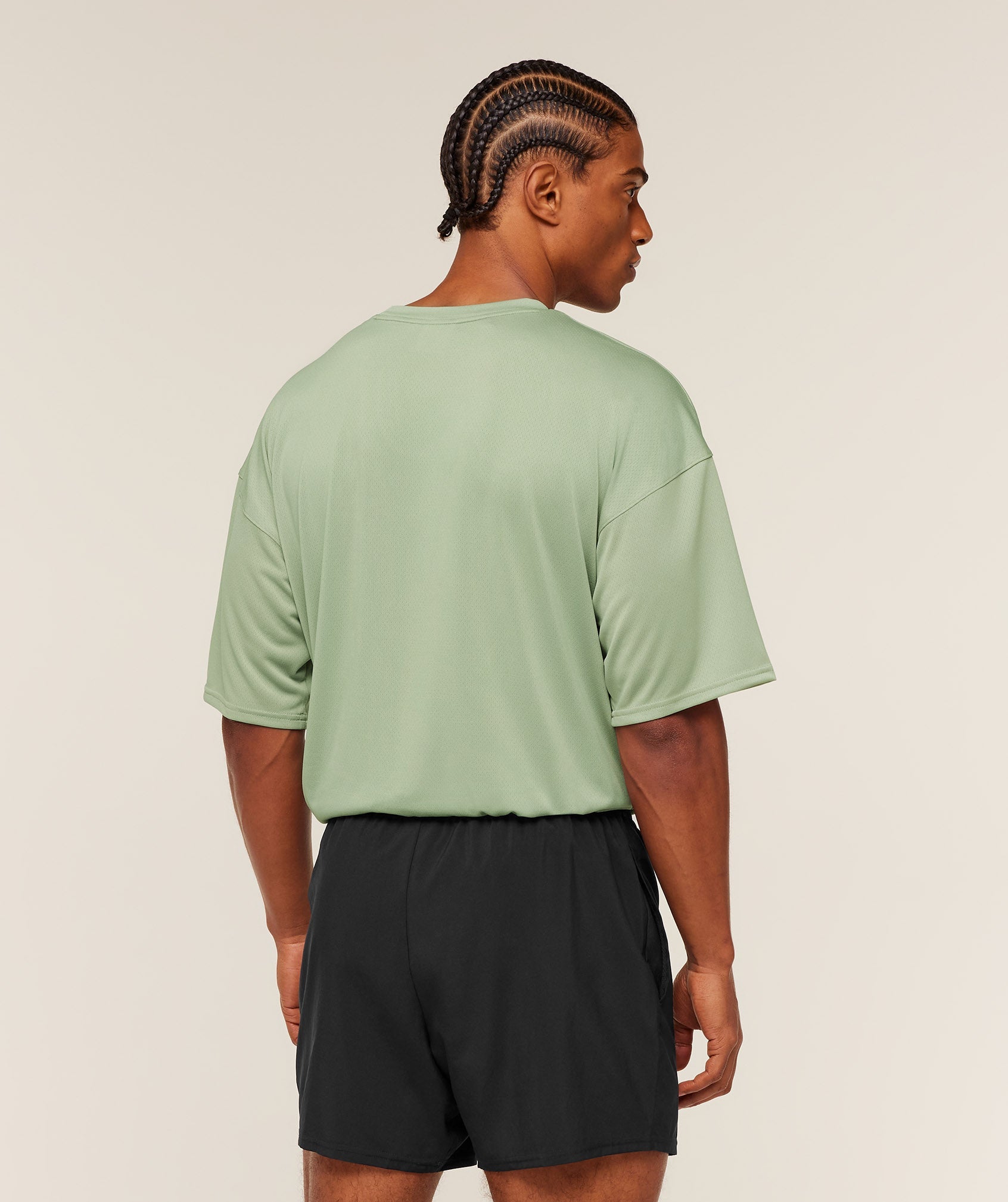 Gymshark Arrival Oversized T-Shirt 'GS Haze Green'