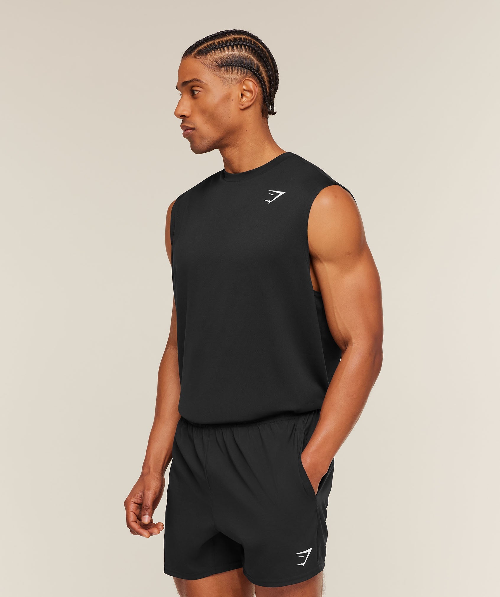 Gymshark Arrival Oversized Tank 'Black'