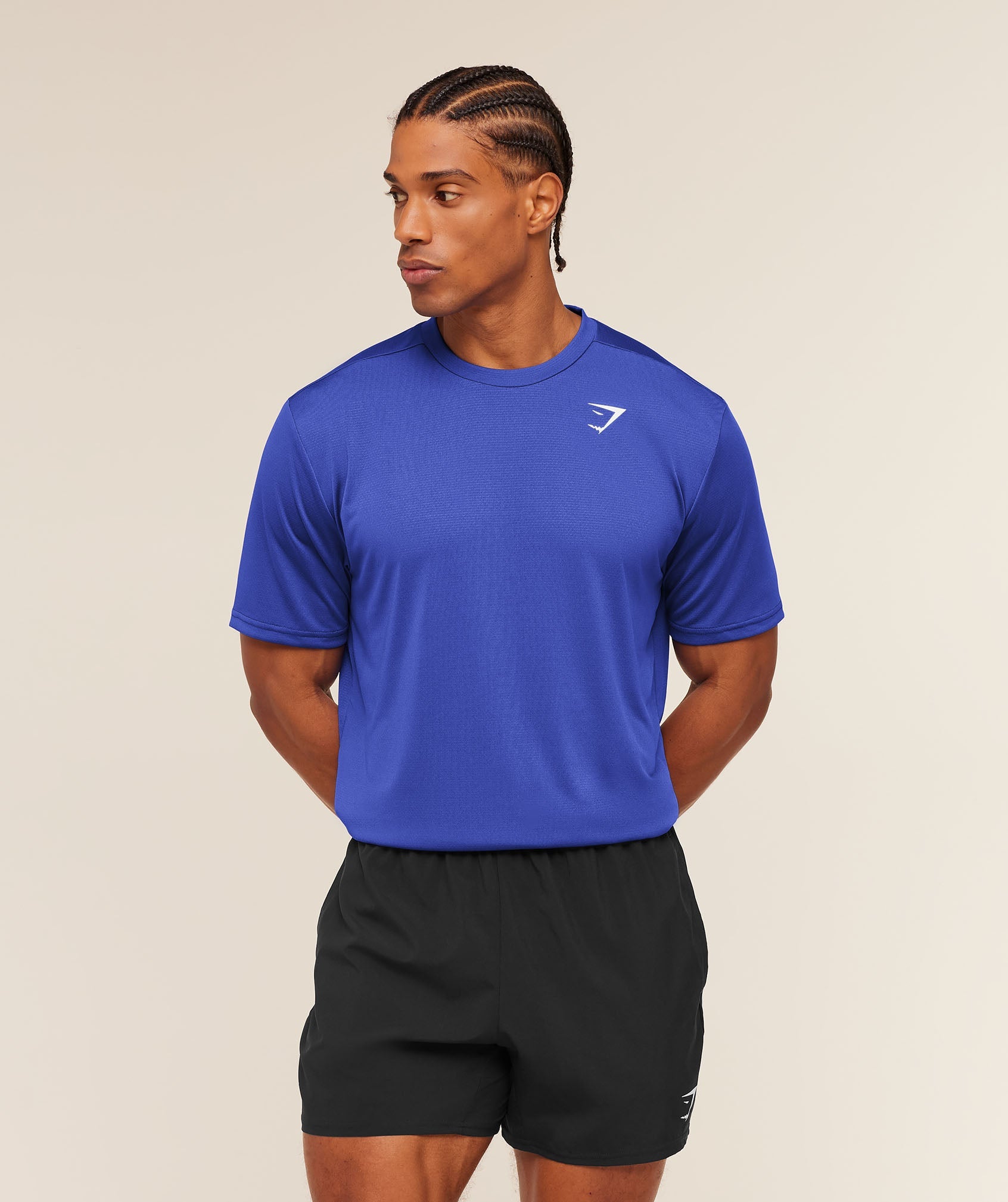 Gymshark Arrival T-Shirt 'Force Blue'