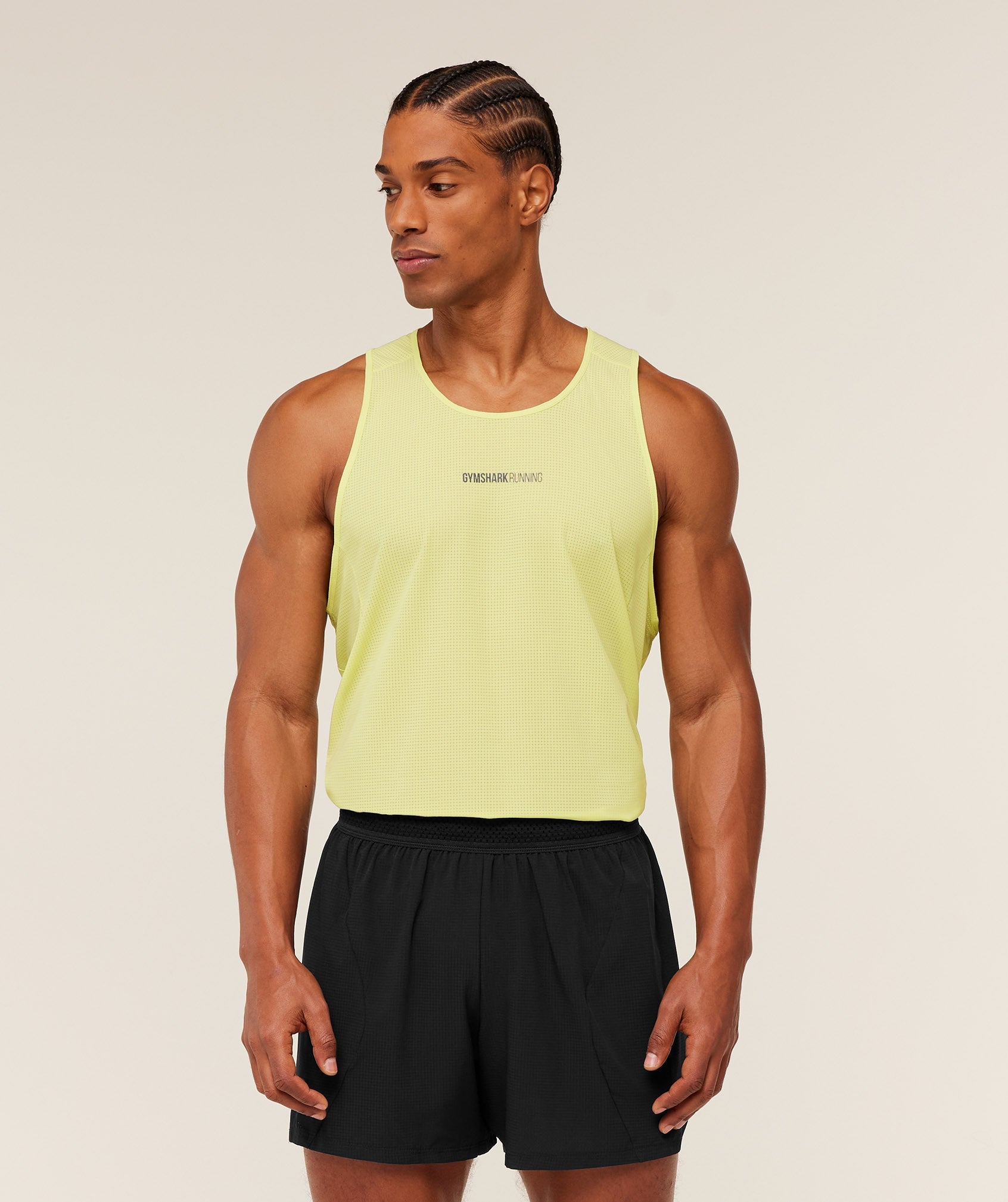 Gymshark Running Tank 'Sorbet Yellow'