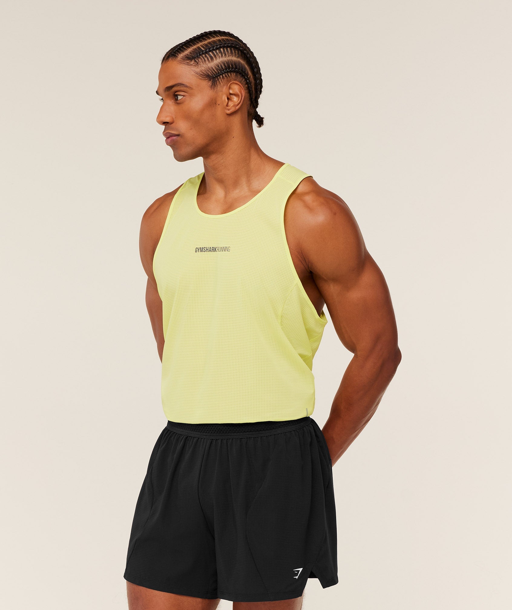 Gymshark Running Tank 'Sorbet Yellow'