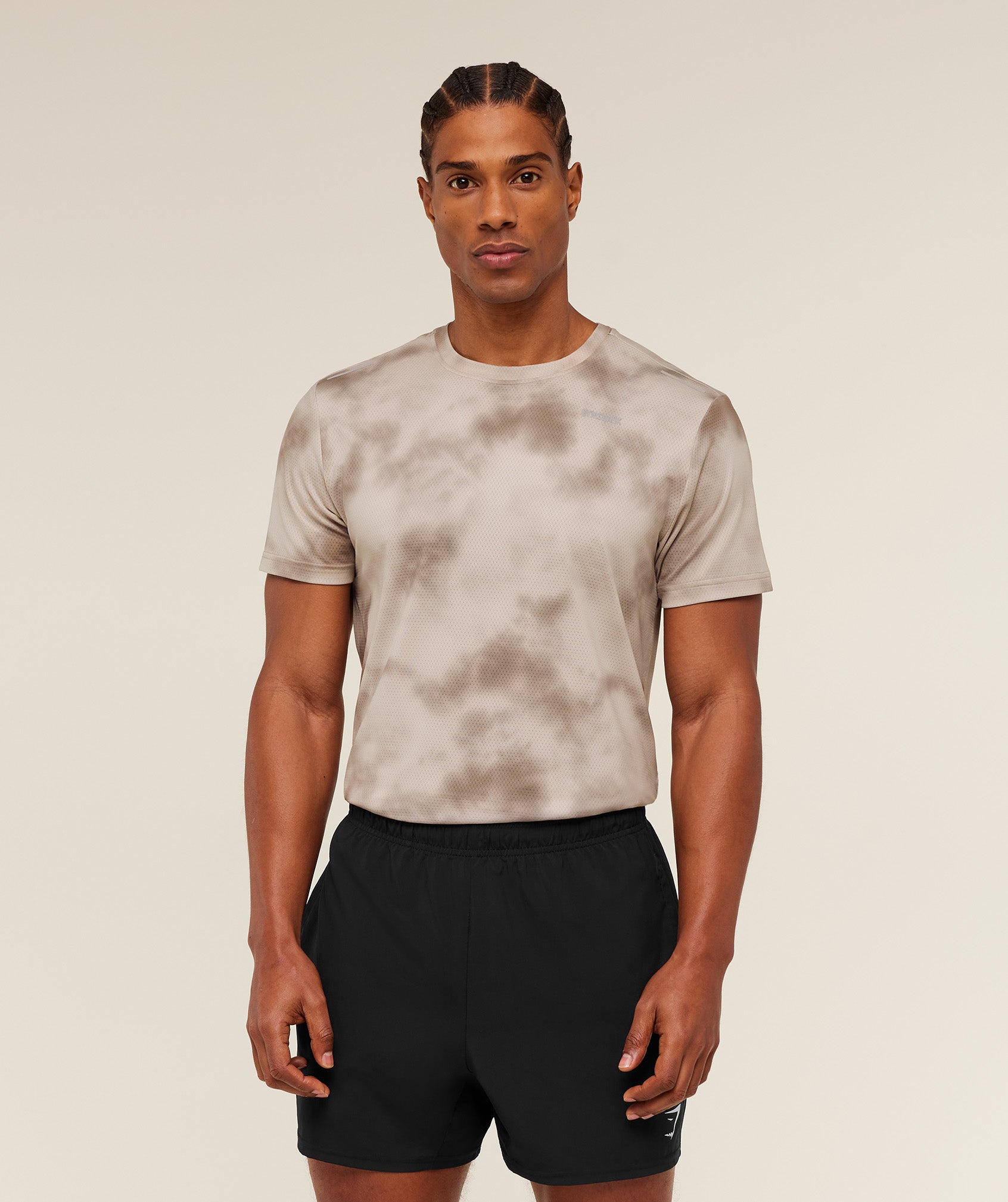 Gymshark Built For More T-Shirt 'Pebble Grey'
