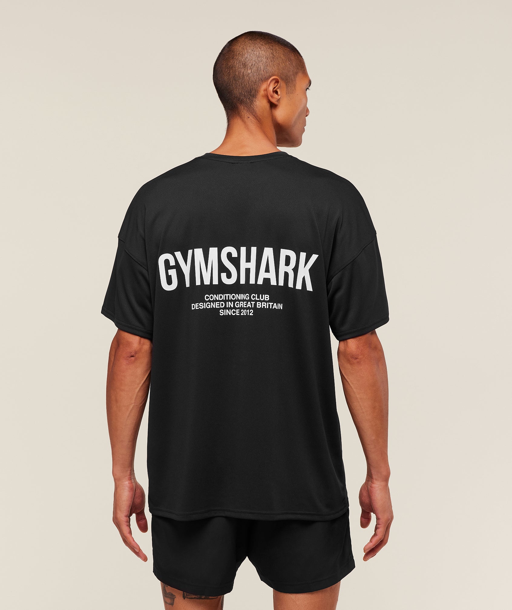 Gymshark Conditioning Club Oversized T-Shirt 'Black'