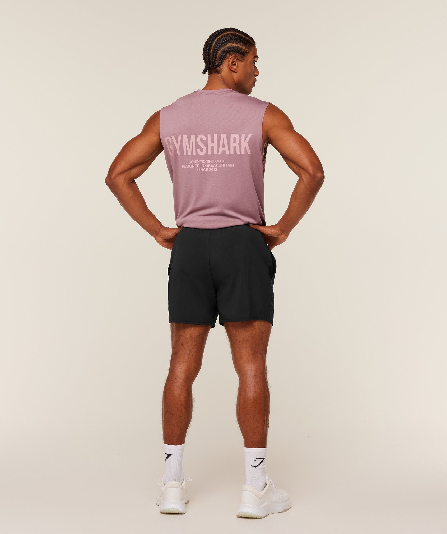 Gymshark Conditioning Club Tank 'GS Calm Pink GS Light Pink'