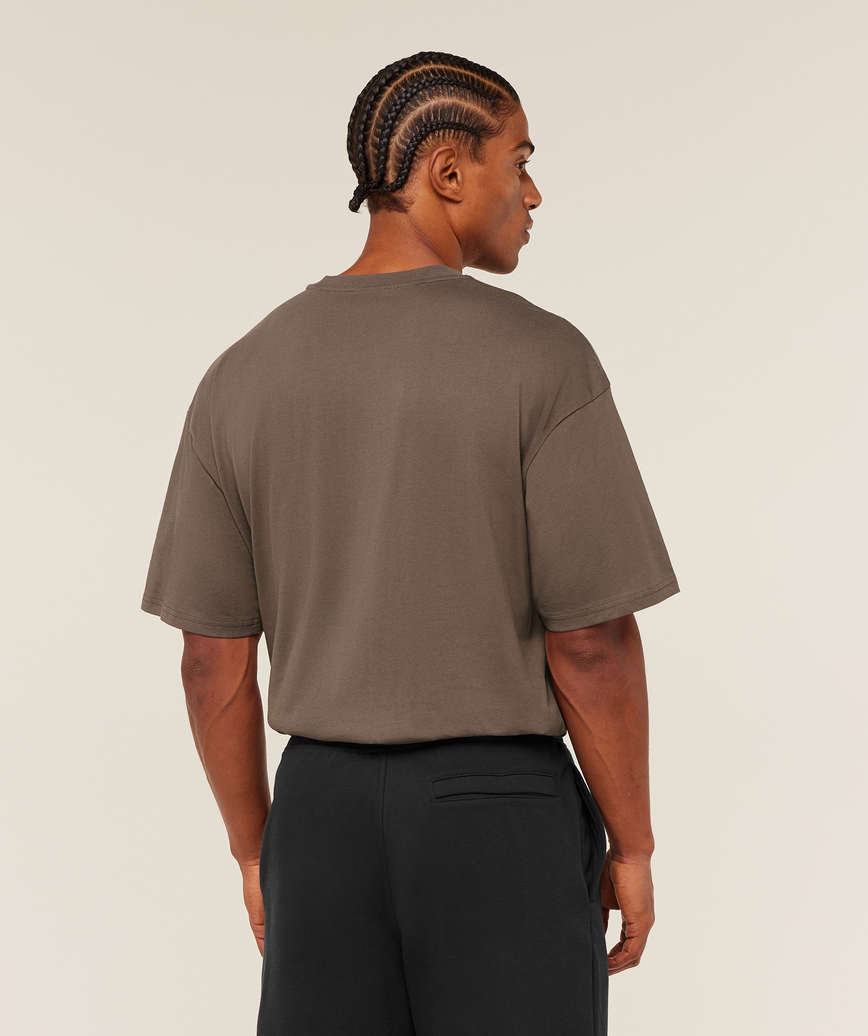 Gymshark Crest Oversized T-Shirt 'Soft Brown'
