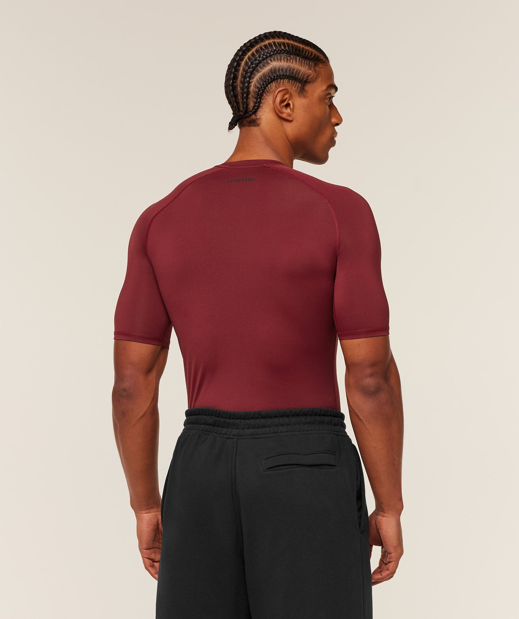 Gymshark Element Baselayer T-Shirt 'Sets Red'