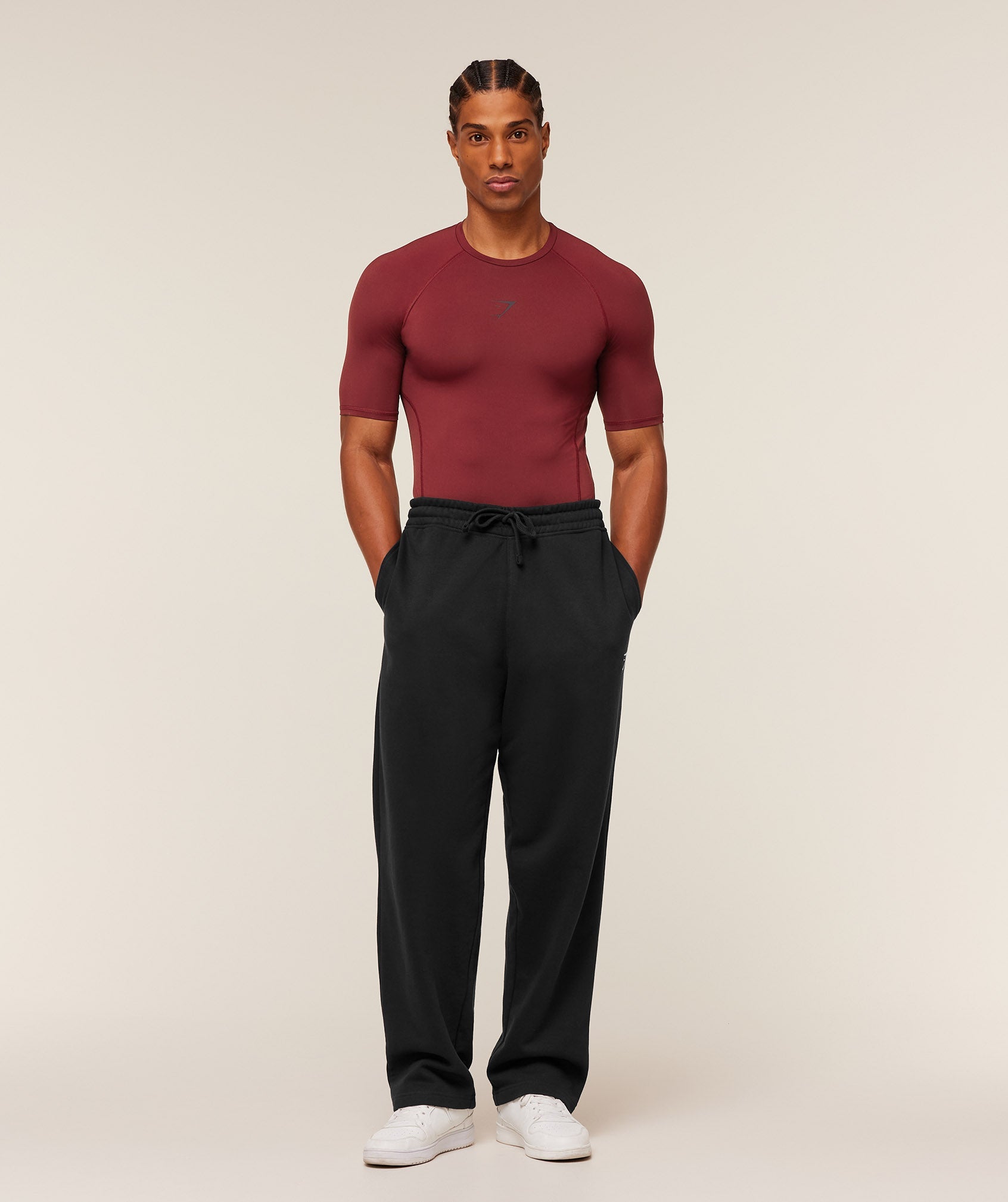 Gymshark Element Baselayer T-Shirt 'Sets Red'