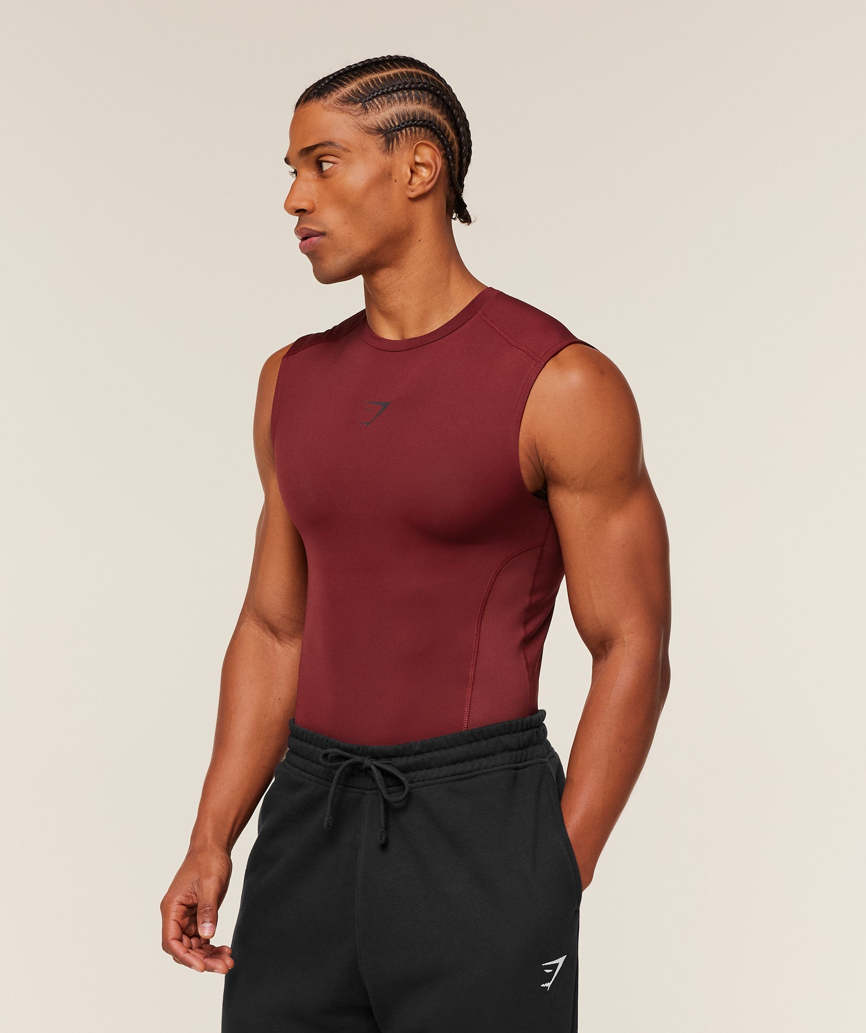 Gymshark Element Tank 'Sets Red'