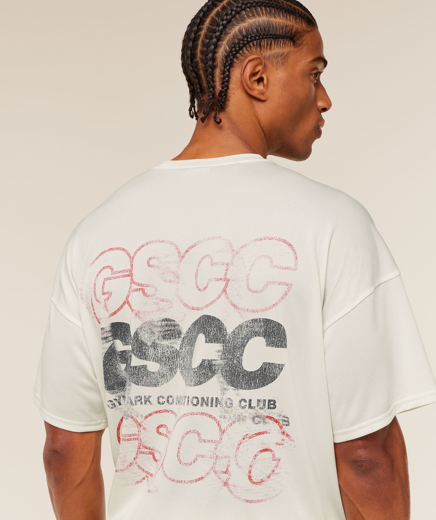 Gymshark GSCC Graphic T-Shirt 'Soft White'