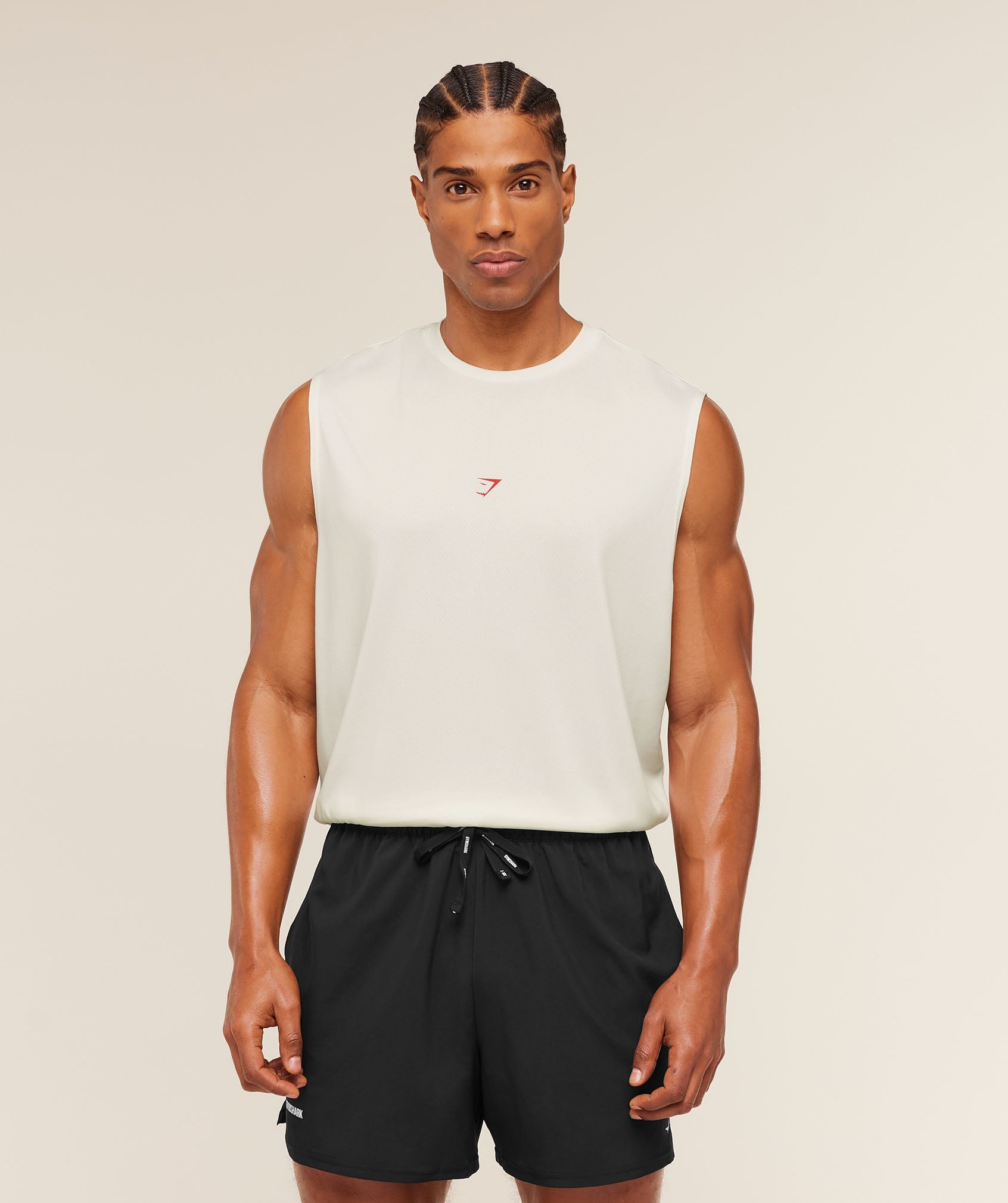 Gymshark GSCC Graphic Tank 'Soft White'