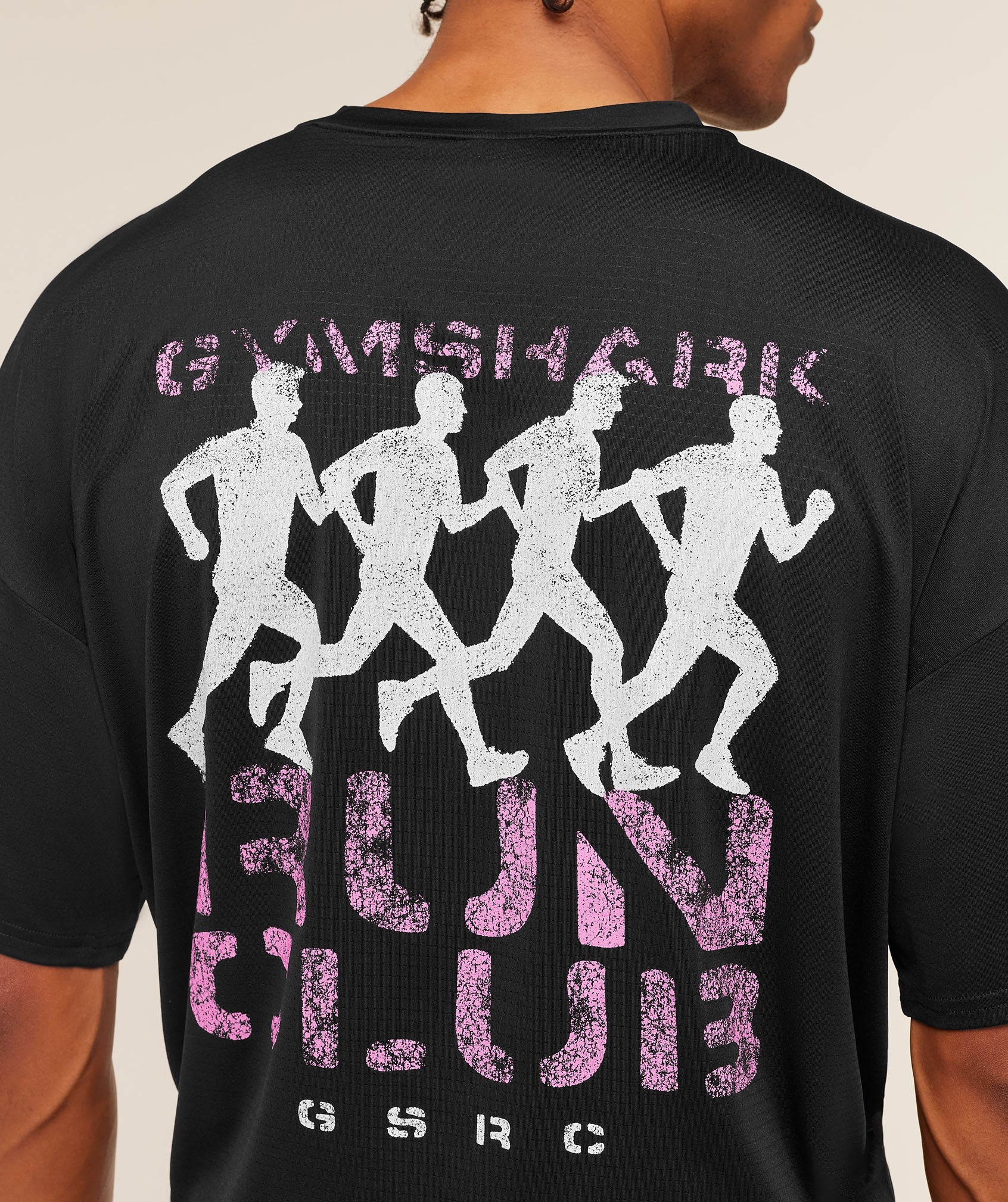 Gymshark GSRC Stencil Graphic T-Shirt 'Black'