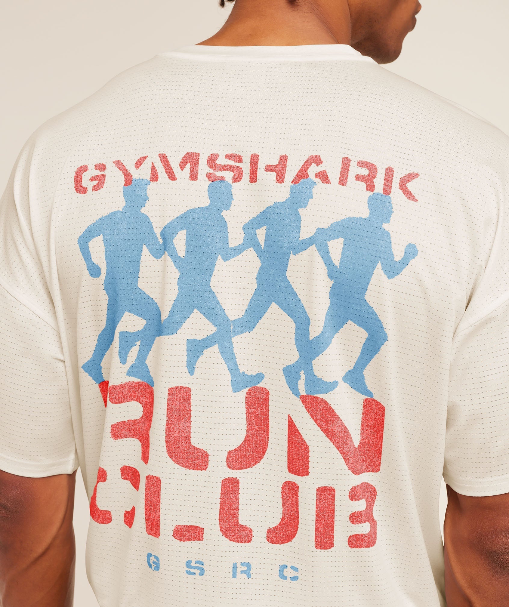 Gymshark GSRC Stencil Graphic T-Shirt 'Soft White'