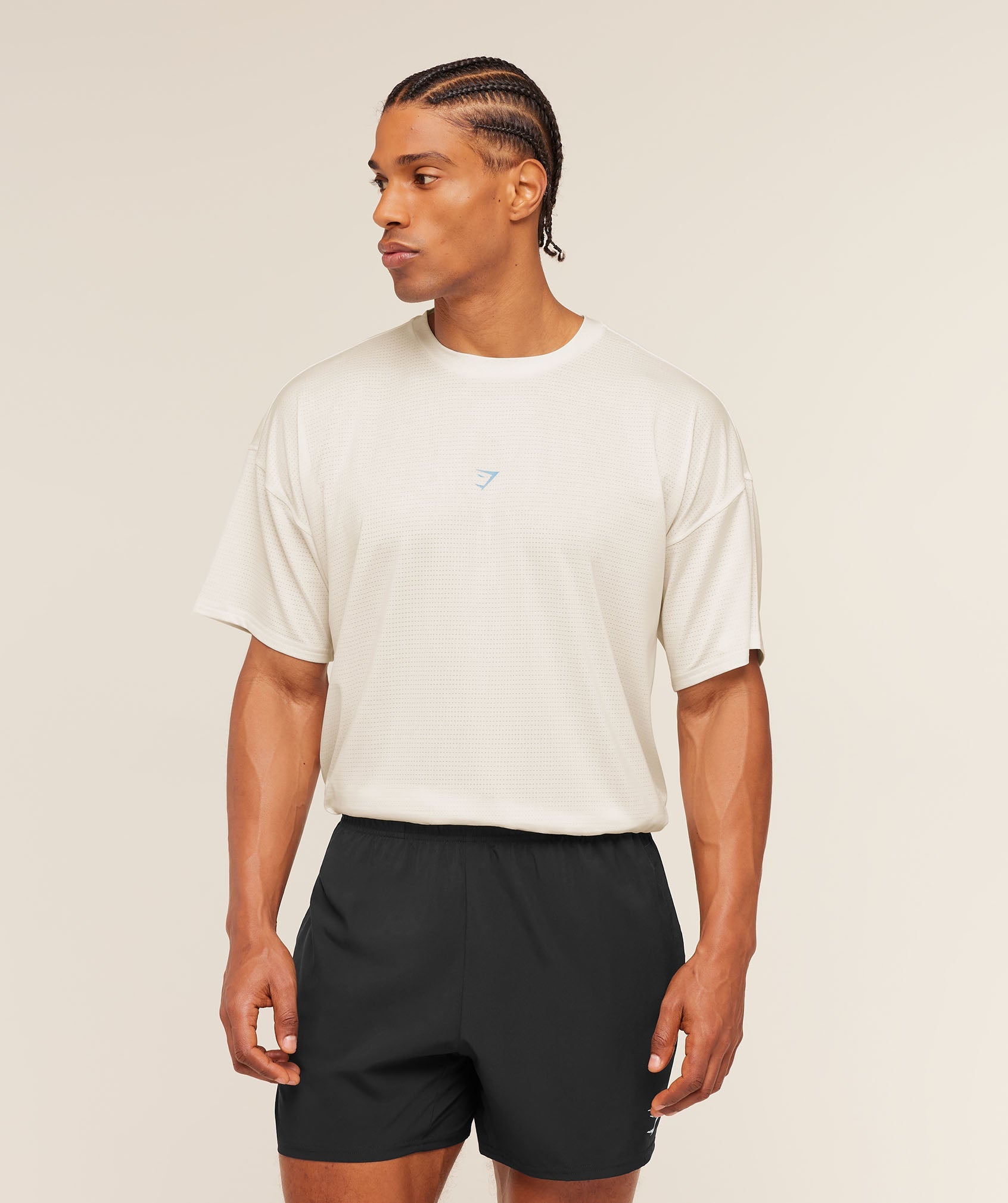 Gymshark GSRC Stencil Graphic T-Shirt 'Soft White'