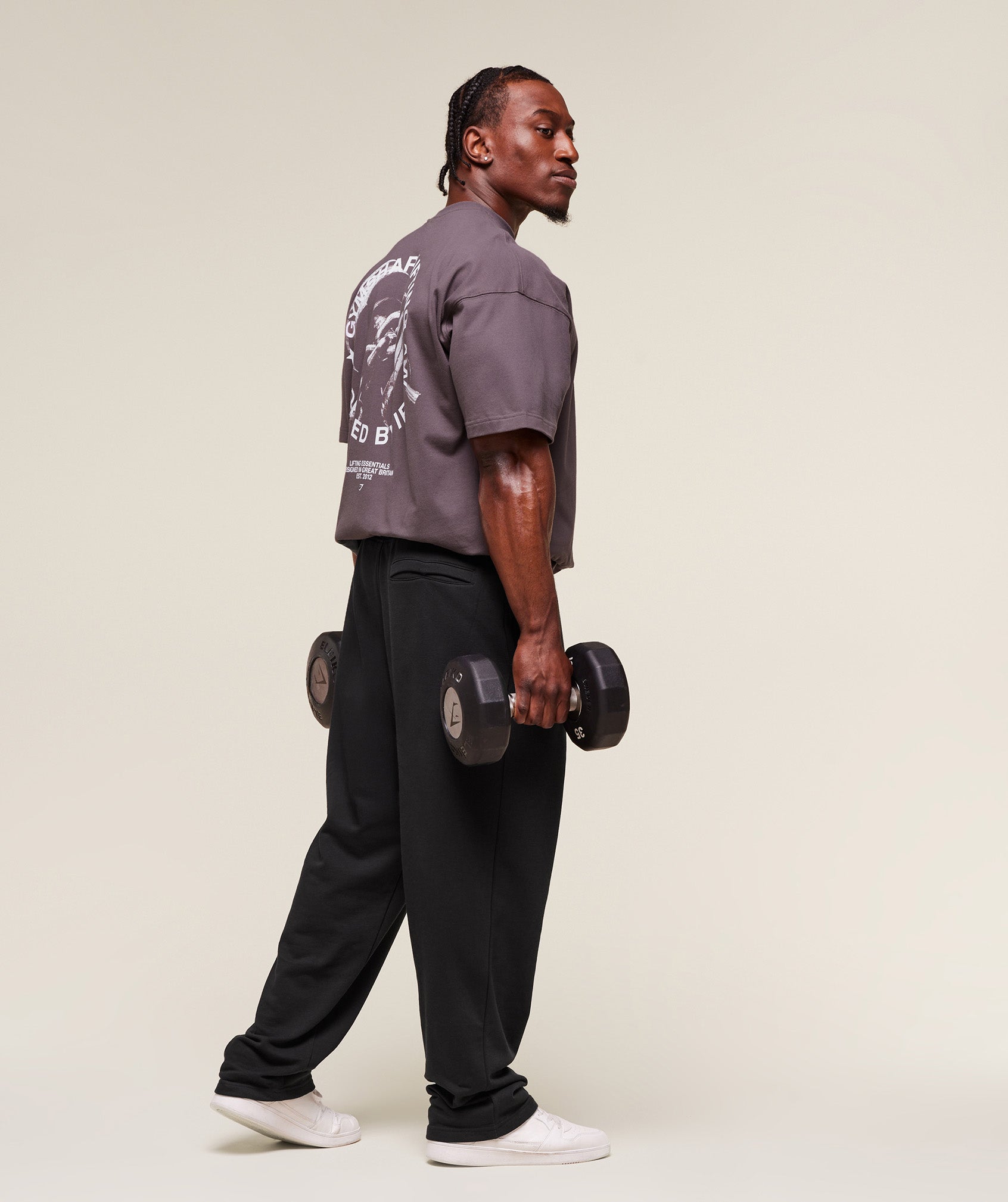 Gymshark Forged By Iron T-Shirt 'Brushed Purple'