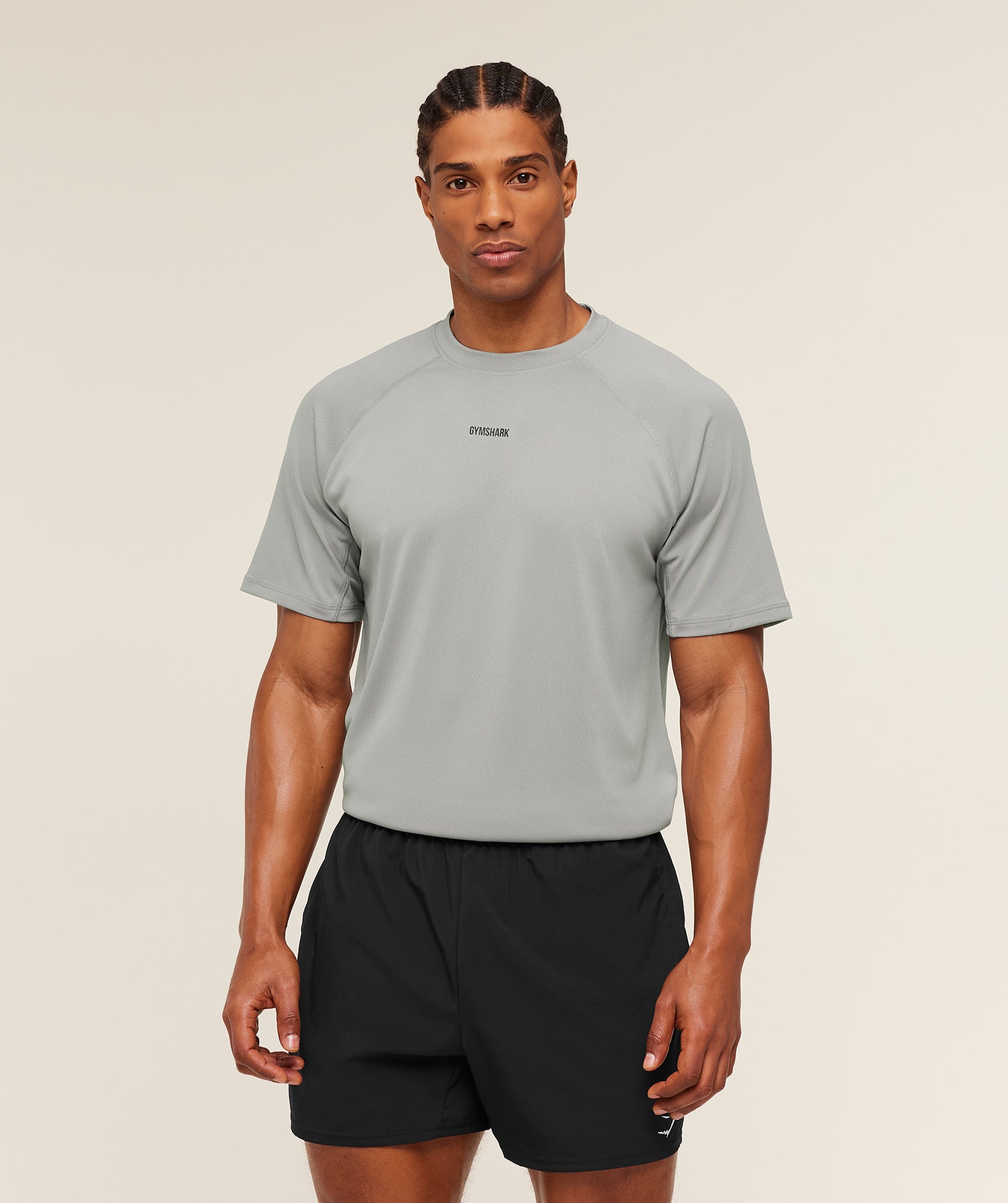 Gymshark Train T-Shirt 'Smokey Grey'