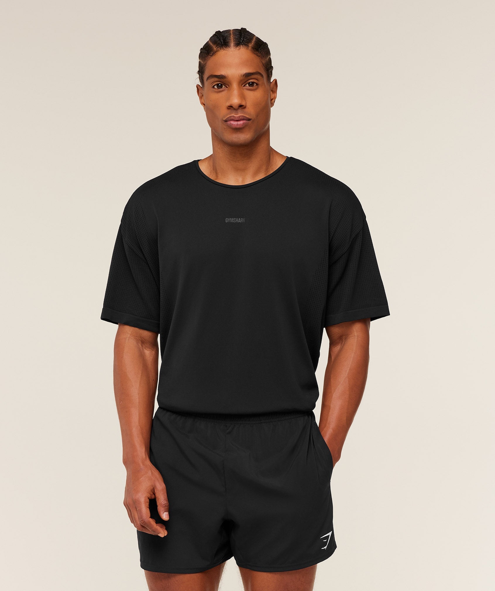 Gymshark Distance Seamless T-Shirt 'Black'