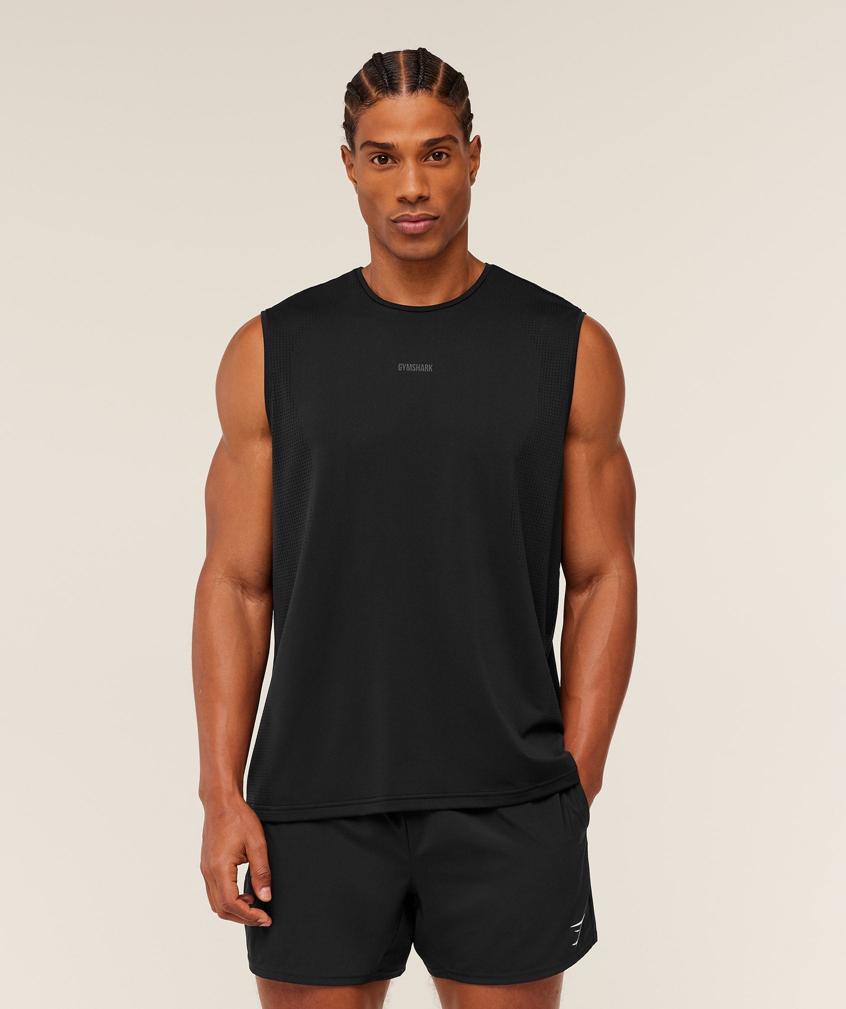 Gymshark Distance Seamless Tank 'Black'