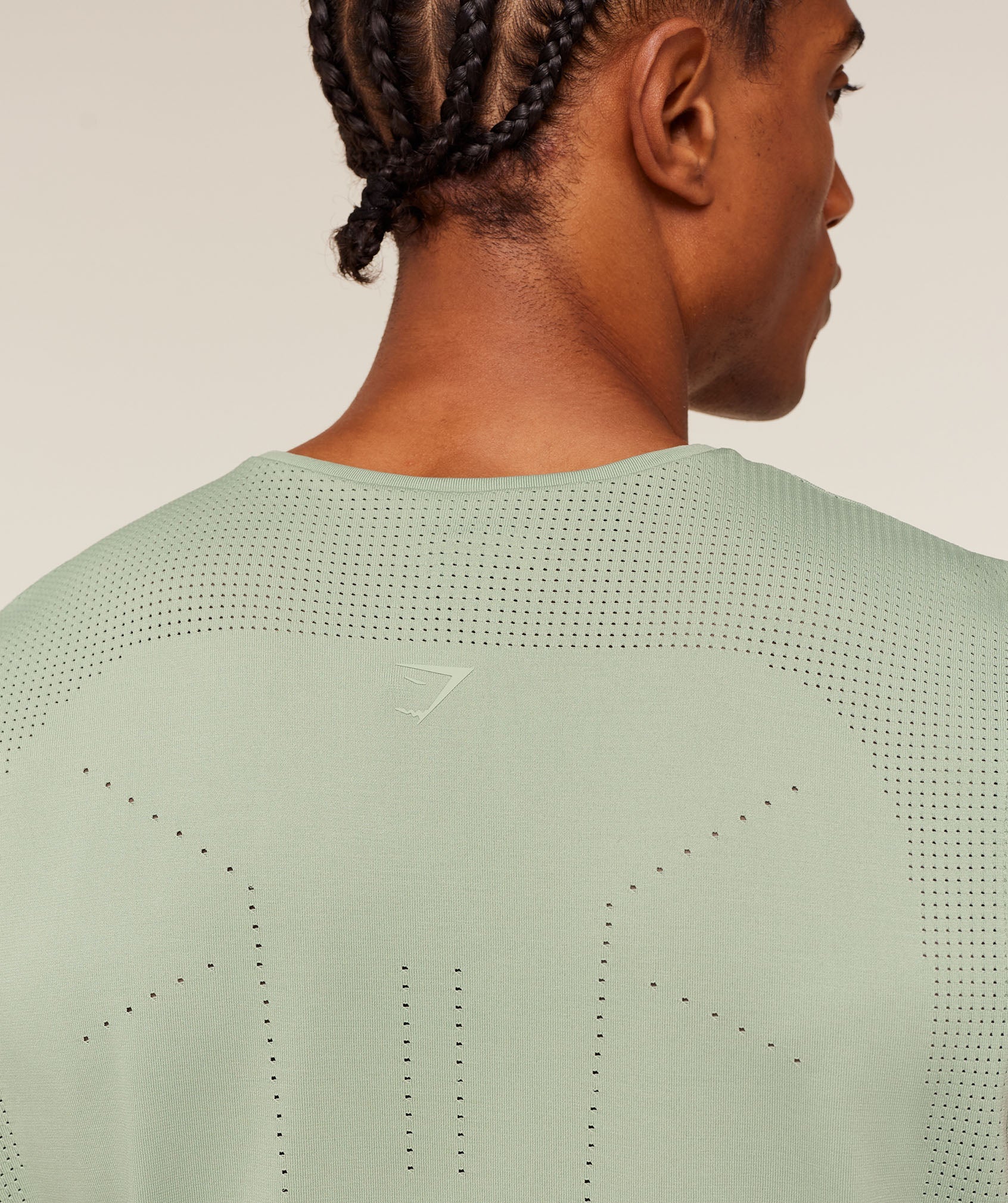 Gymshark Distance Seamless Tank 'Haze Green Haze Green'