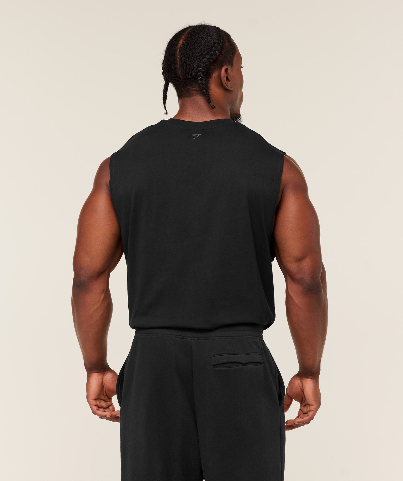 Gymshark Olde English Tank 'GS Black'