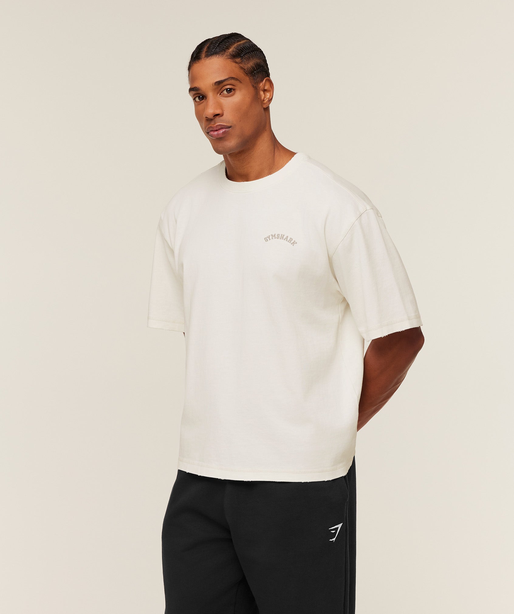 Gymshark Re-Rack T-Shirt 'GS Soft White'